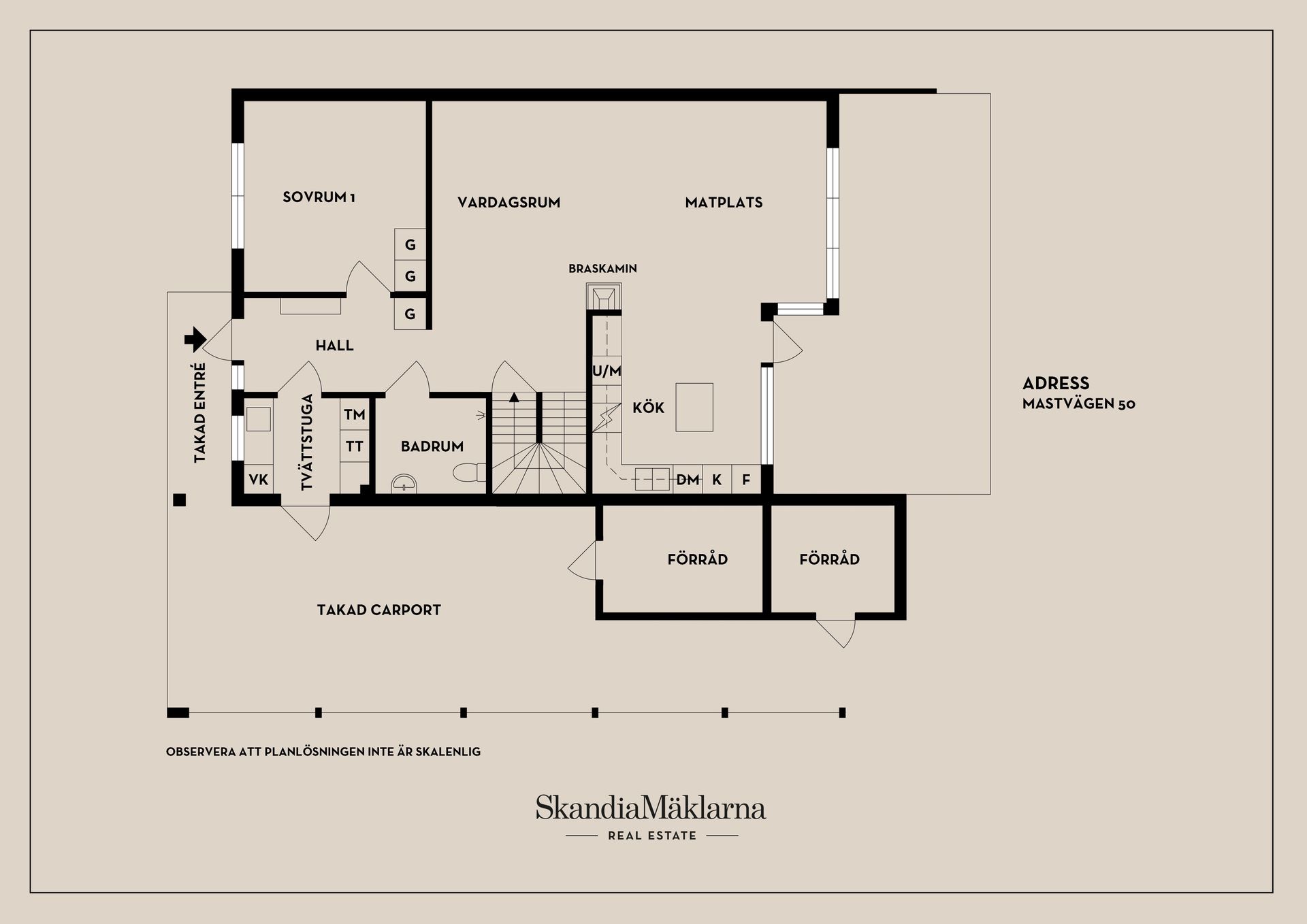 Villa, Mastvägen 50, Framnäs, Västerås