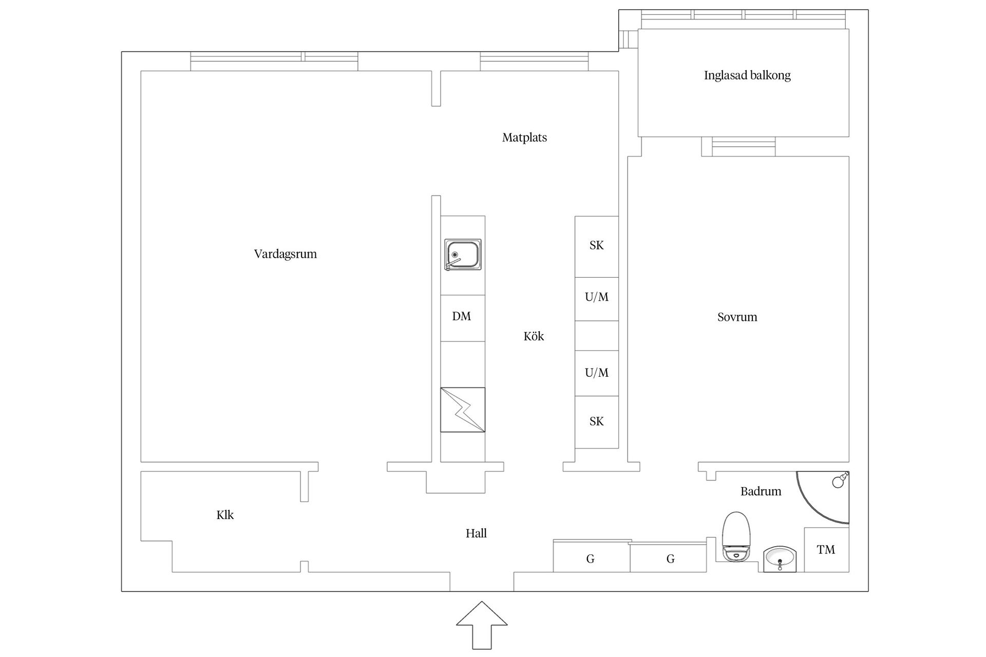 Bostadsrätt, Övre Hallegatan 44, Centrala Hisingen, Göteborg