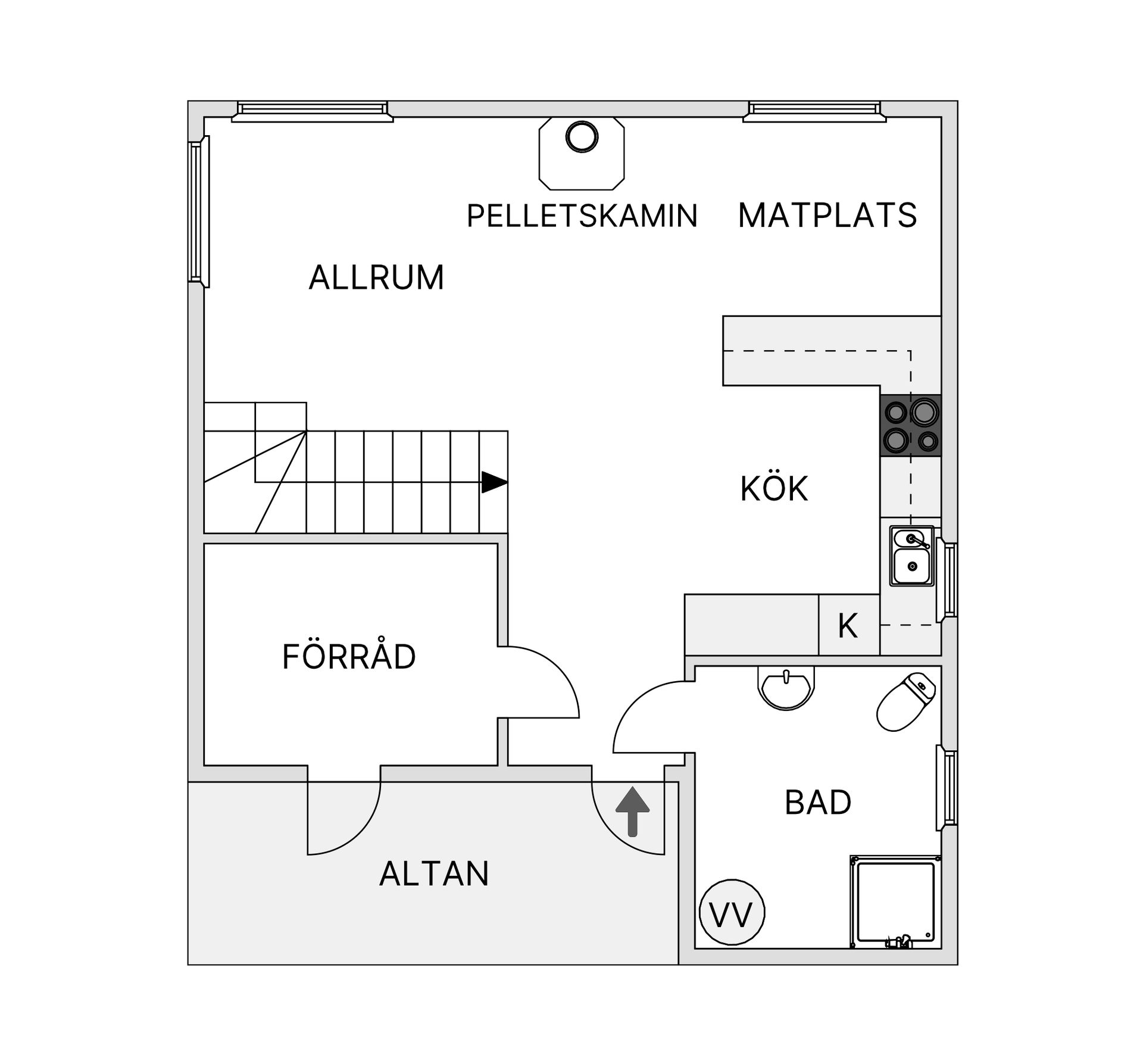 Fritidshus, Marsliden 226, Marsliden, Vilhelmina