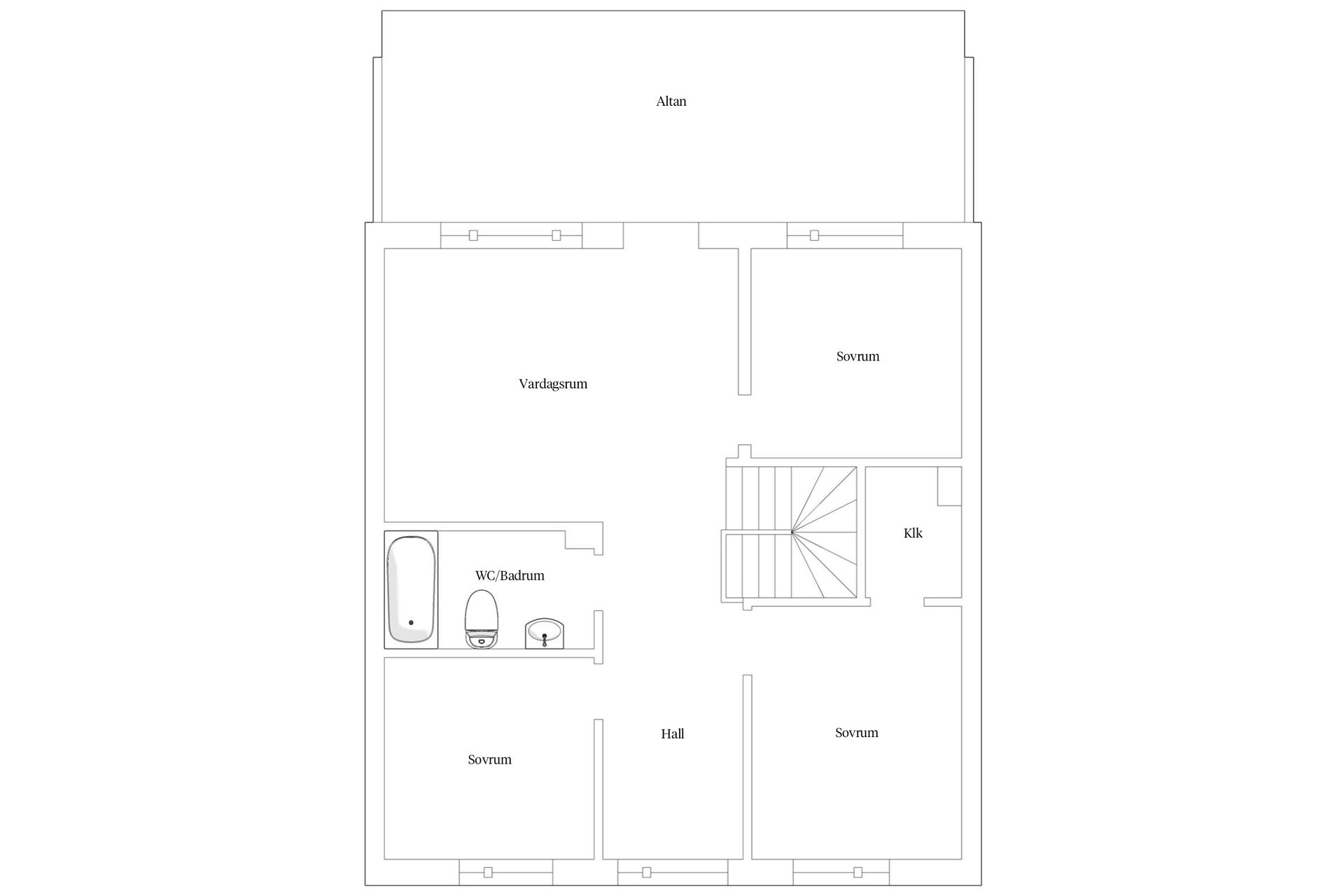Villa, Radhus, Bergartsgatan 42, Backa - Aröd, Göteborg