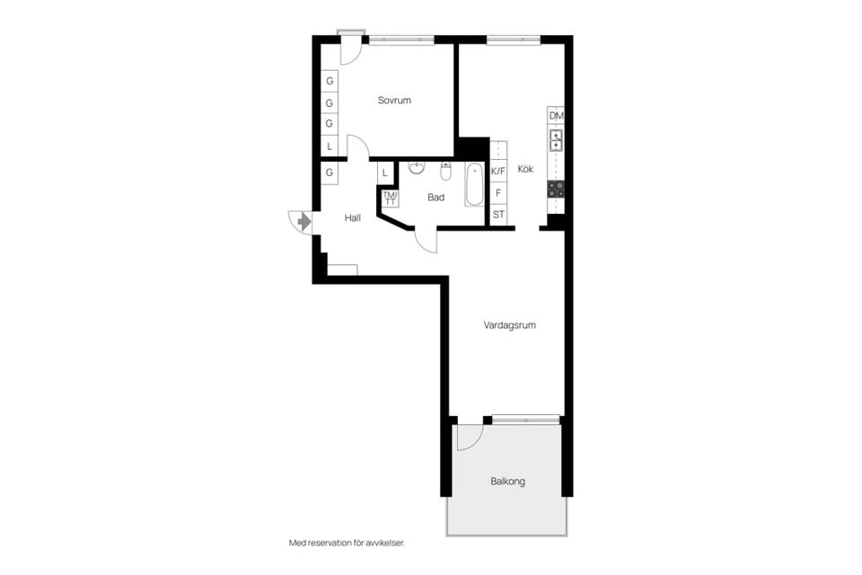 Bostadsrätt, Gustaf Kjellbergs Väg 3 A, Ulleråker, Uppsala