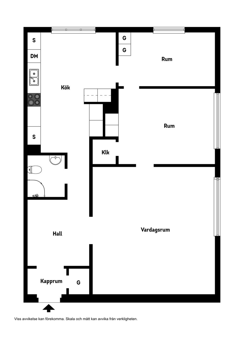Bostadsrätt, Smålandsgatan 1A, Söder, Växjö