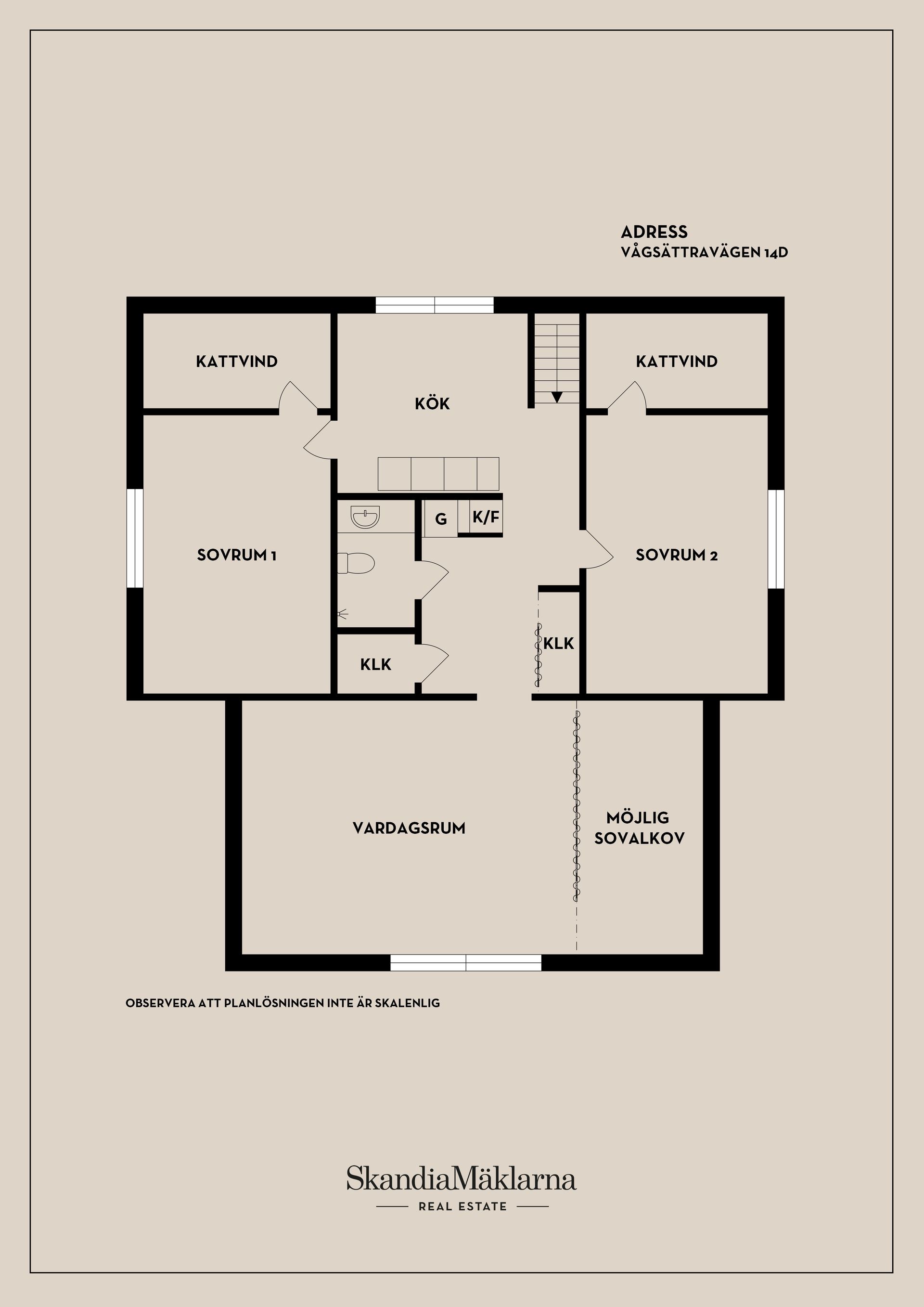Bostadsrätt, Vågsättravägen 14D, Centrala Stuvsta, Huddinge