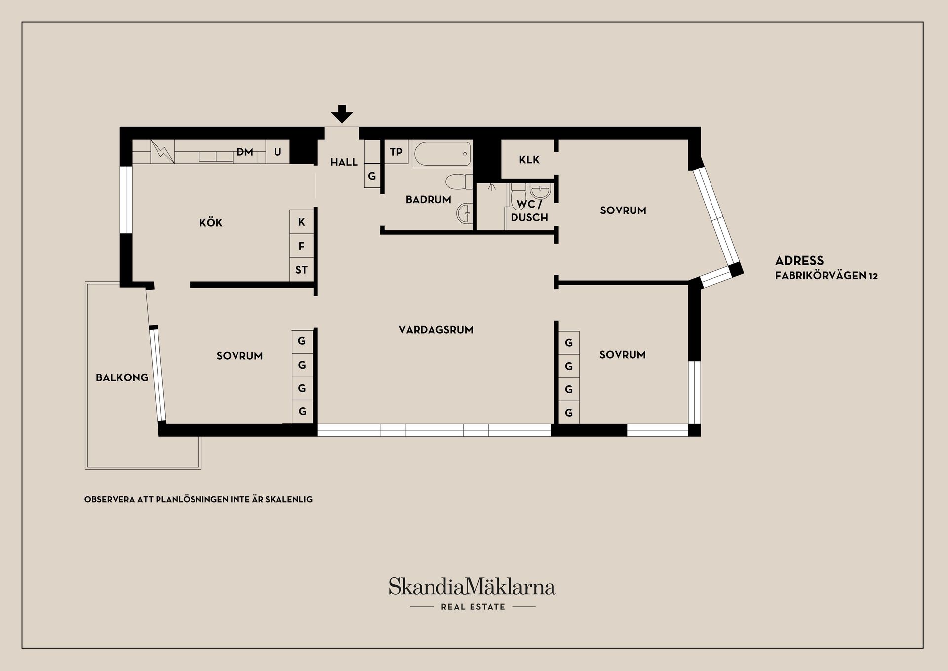 Bostadsrätt, Fabrikörvägen 12, Nacka