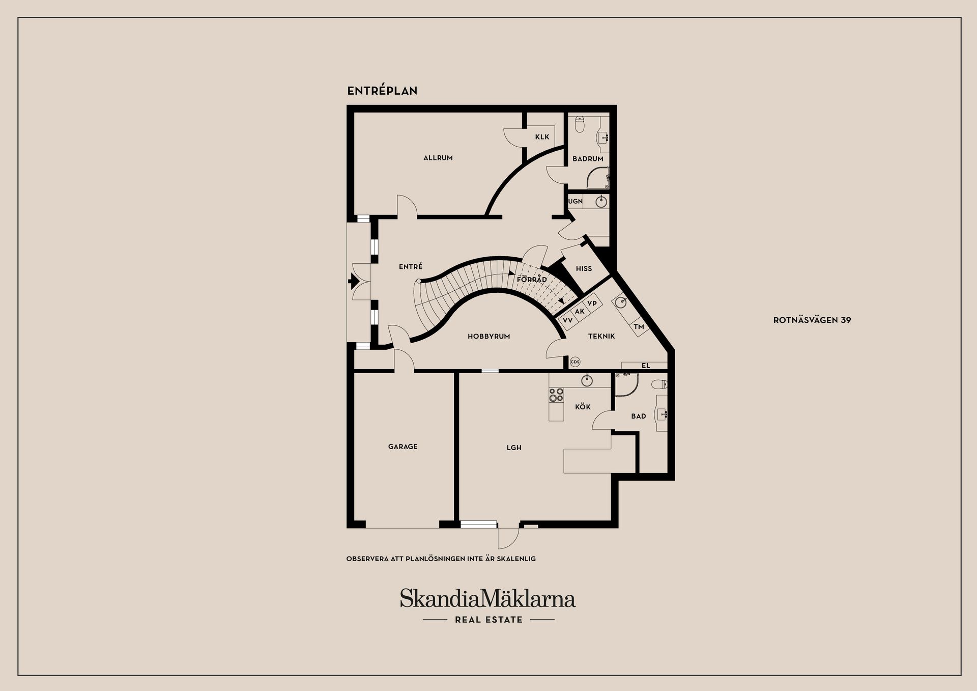 Villa, Rotnäsvägen 39, Hörningsnäs - intill sjön Trehörningen, Huddinge