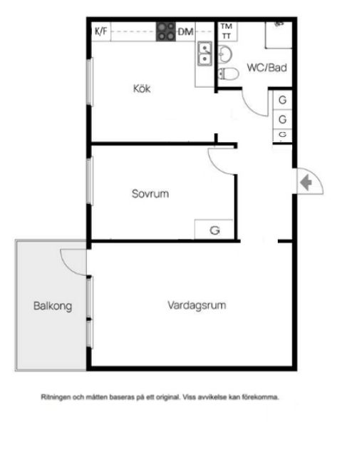 Bostadsrätt, Tegvägen 78, Viksjö, Järfälla