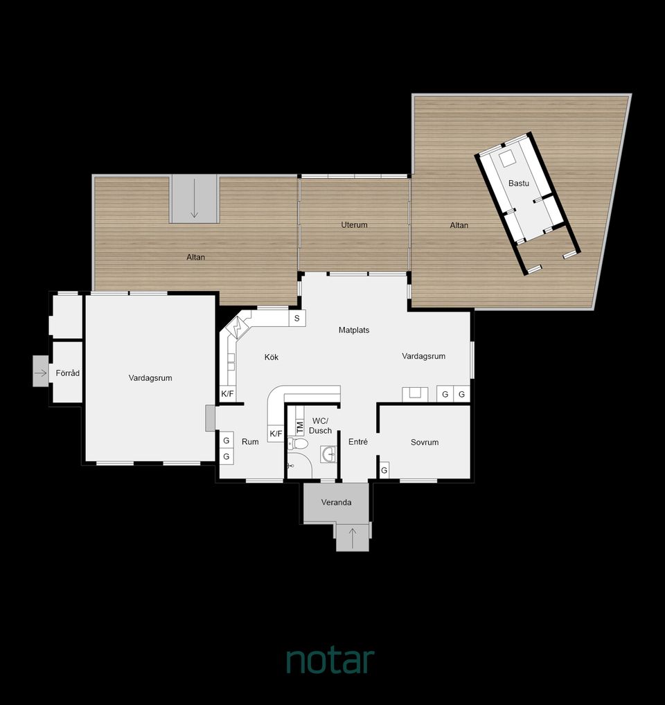 Villa, Steffens väg 611, Karlstad