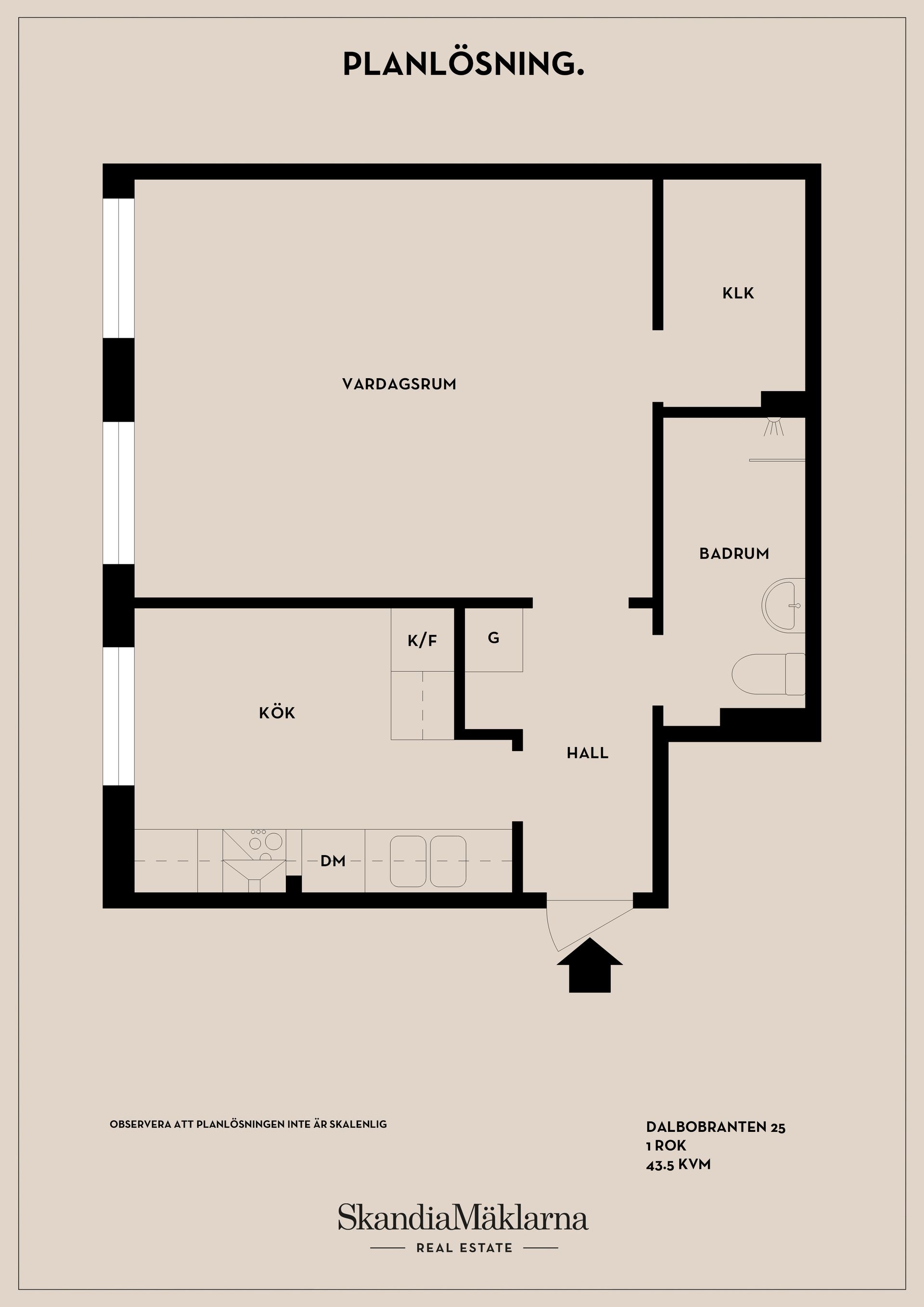 Bostadsrätt, Dalbobranten 25, Stockholm