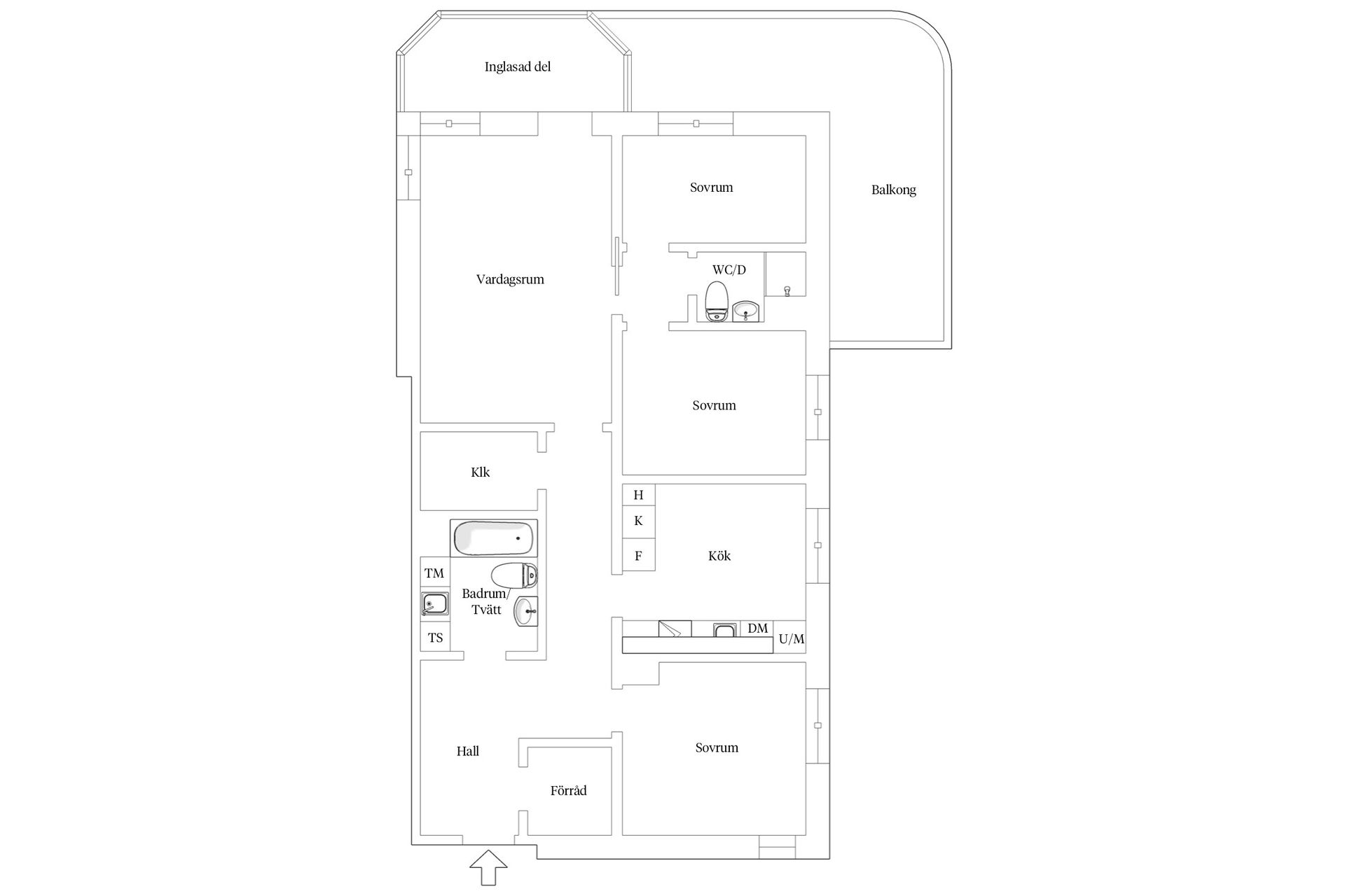 Bostadsrätt, Strandängsgatan 3, Hamnområde, Lomma