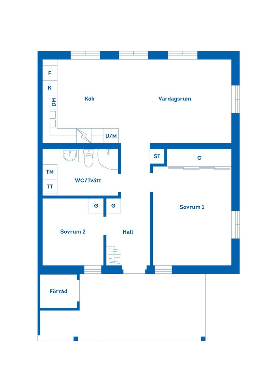 Bostadsrätt, Domargatan 6A, Mariefred, Strängnäs