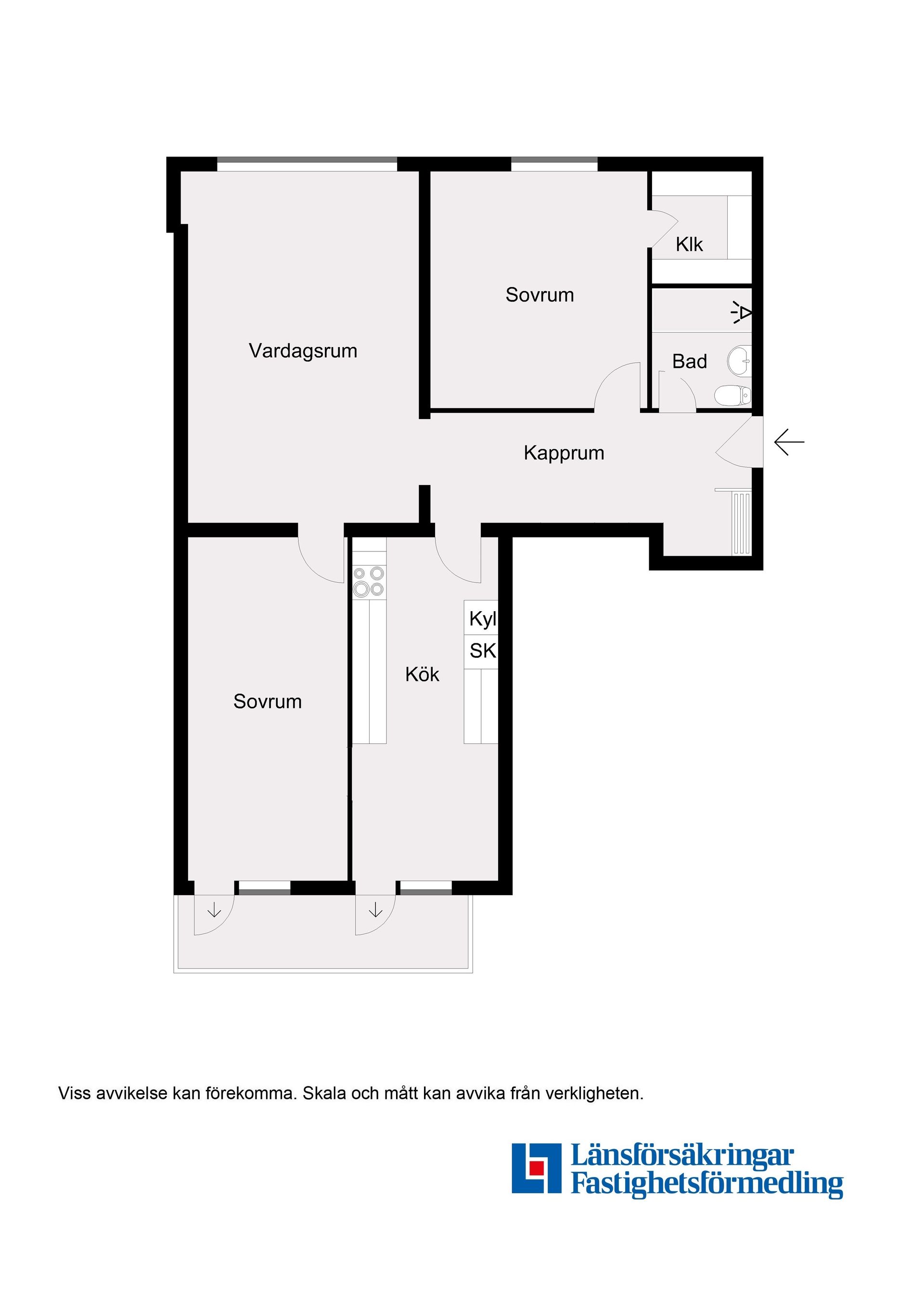 Bostadsrätt, Tornfalksgatan 1B, Söderkulla, Malmö