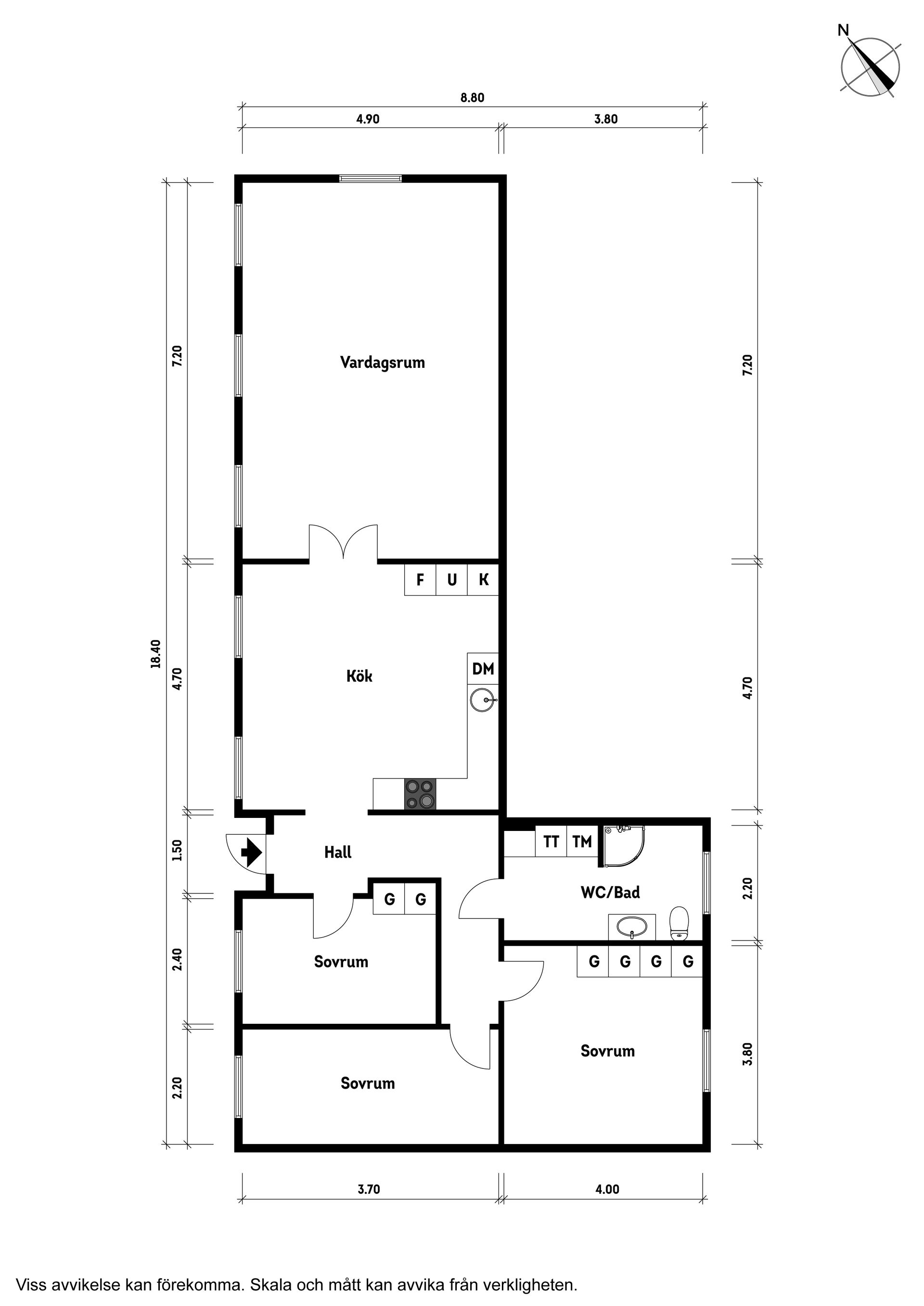 Bostadsrätt, Edsgatan 45 A, Nordstan, Vänersborg