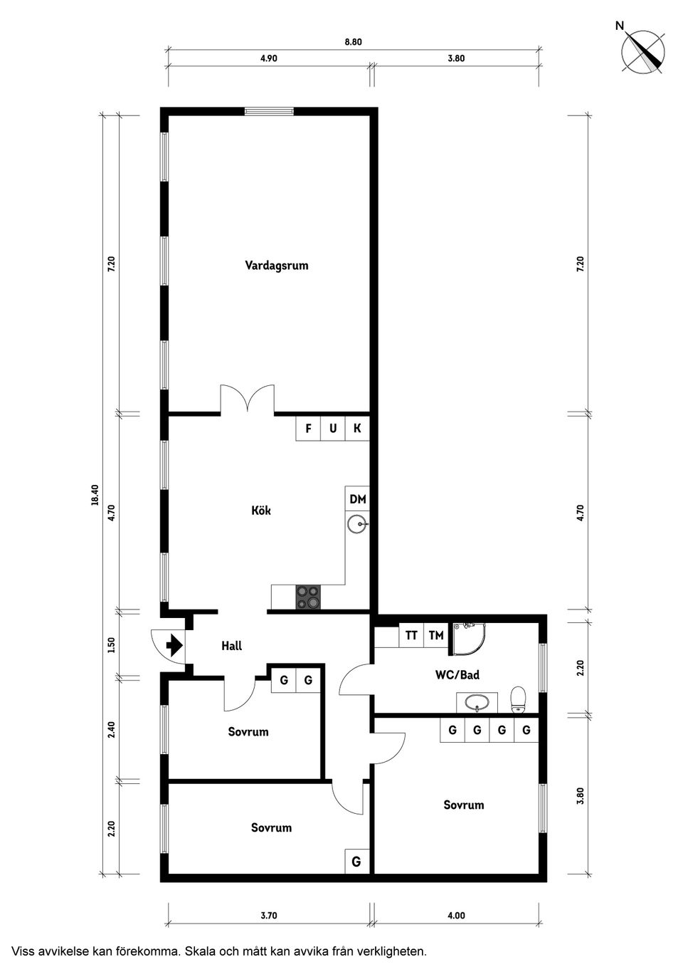 Bostadsrätt, Edsgatan 45 A, Nordstan, Vänersborg