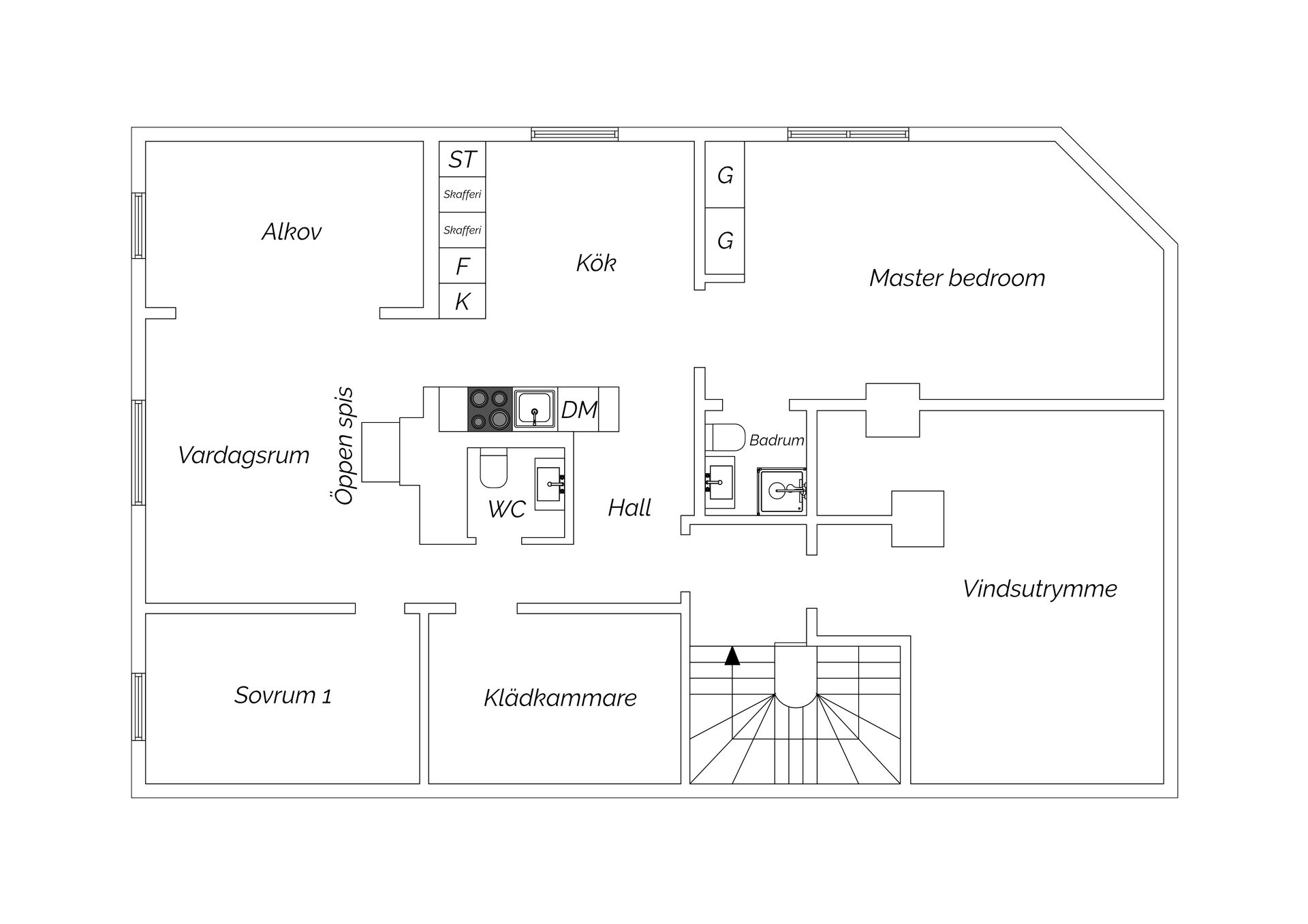 Bostadsrätt, Fredsgatan 8, Centrum-Stenstaden, Sundsvall