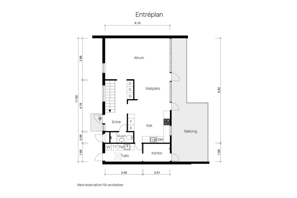 Radhus, Klevelyckan 11, Södra Sävedalen, Partille