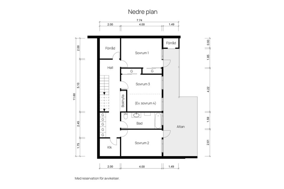 Radhus, Klevelyckan 11, Södra Sävedalen, Partille