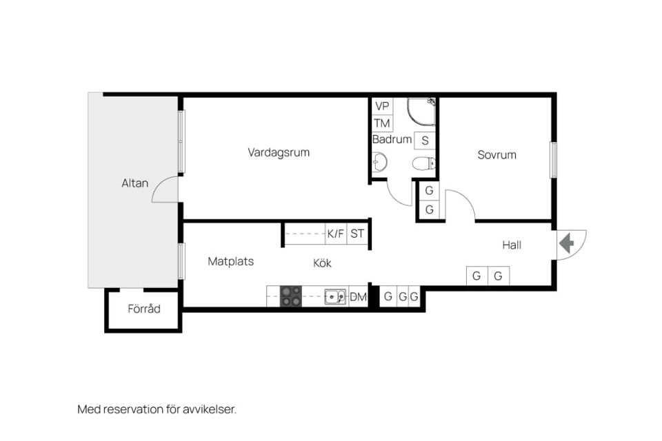 Bostadsrätt, Wallingatan 8a, Östra Villastaden, Kungsbacka
