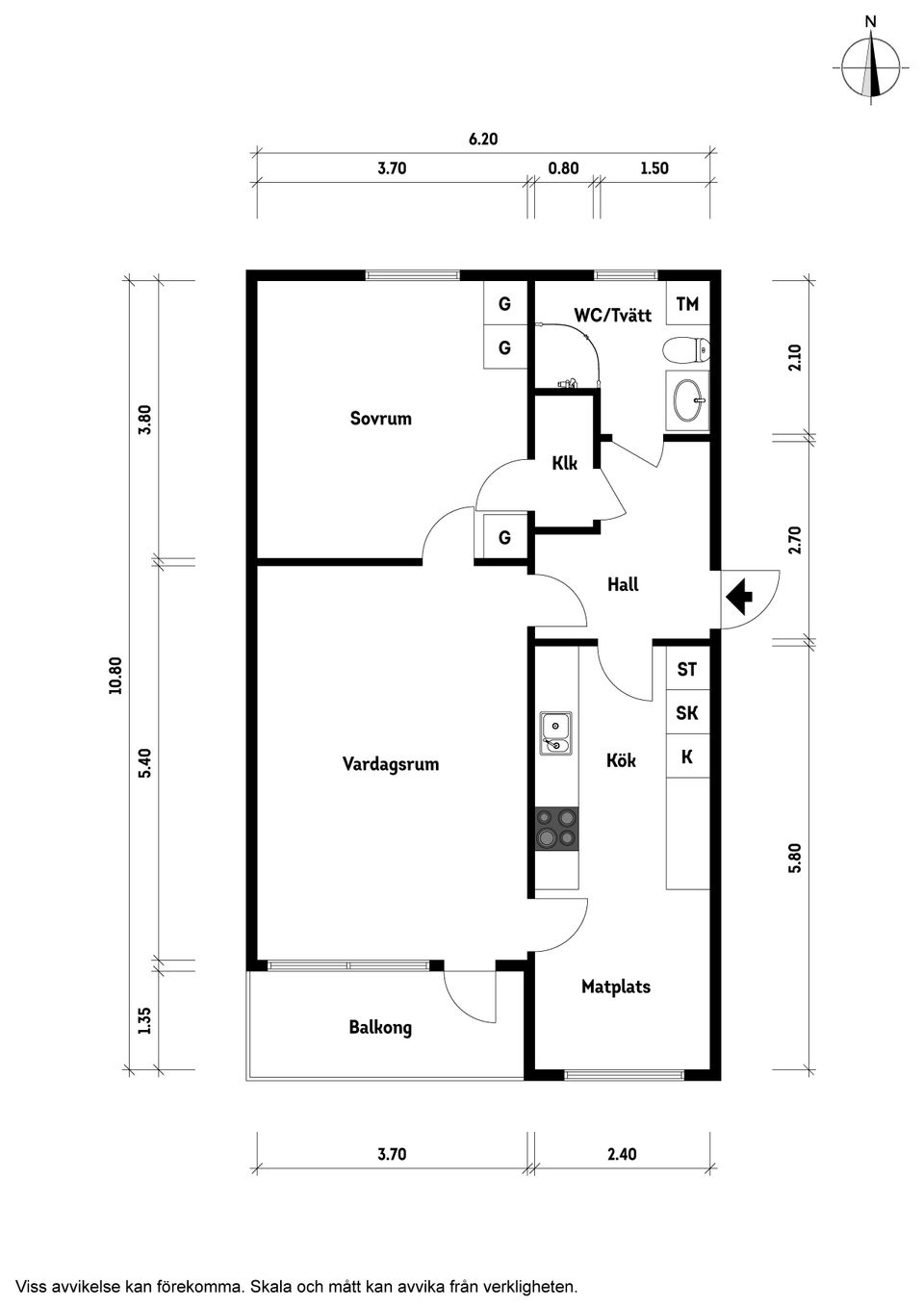 Bostadsrätt, Flanaden 102, Flanaden, Vänersborg