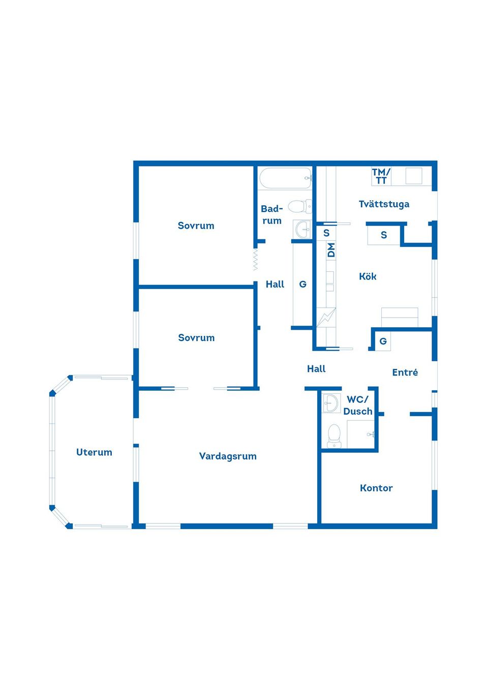 Bostadsrätt, Radhus, Vinkelgatan 2A, Knislinge, Östra Göinge