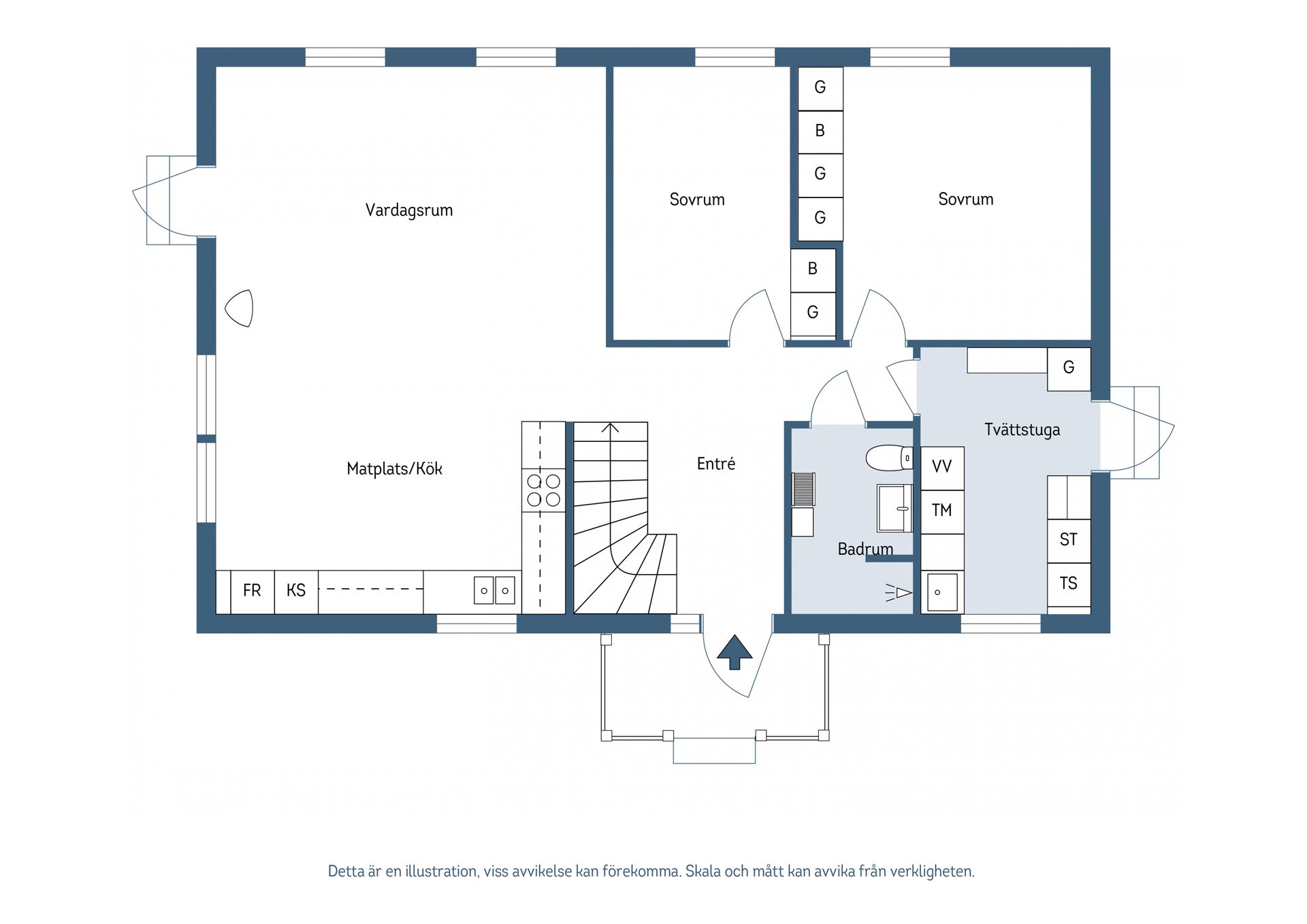Villa, Väster-Ekeby 304, Vendel, Tierp