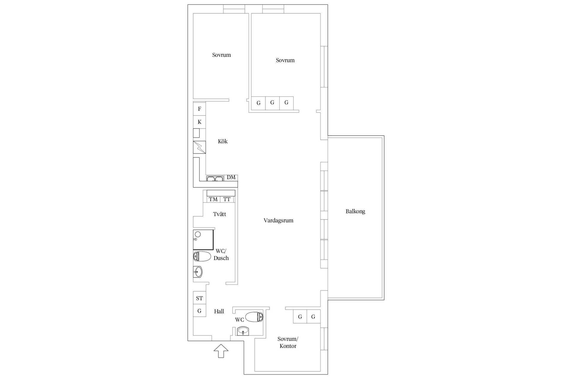 Bostadsrätt, Kindsgatan 4, Trandared, Borås