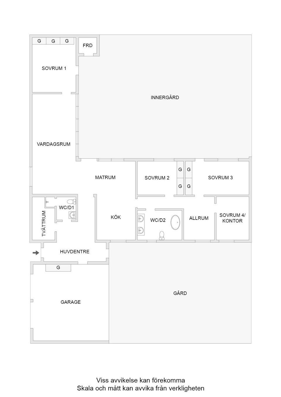 Villa, Radhus, Brygghusgatan 24, Norra Vallby, Västerås