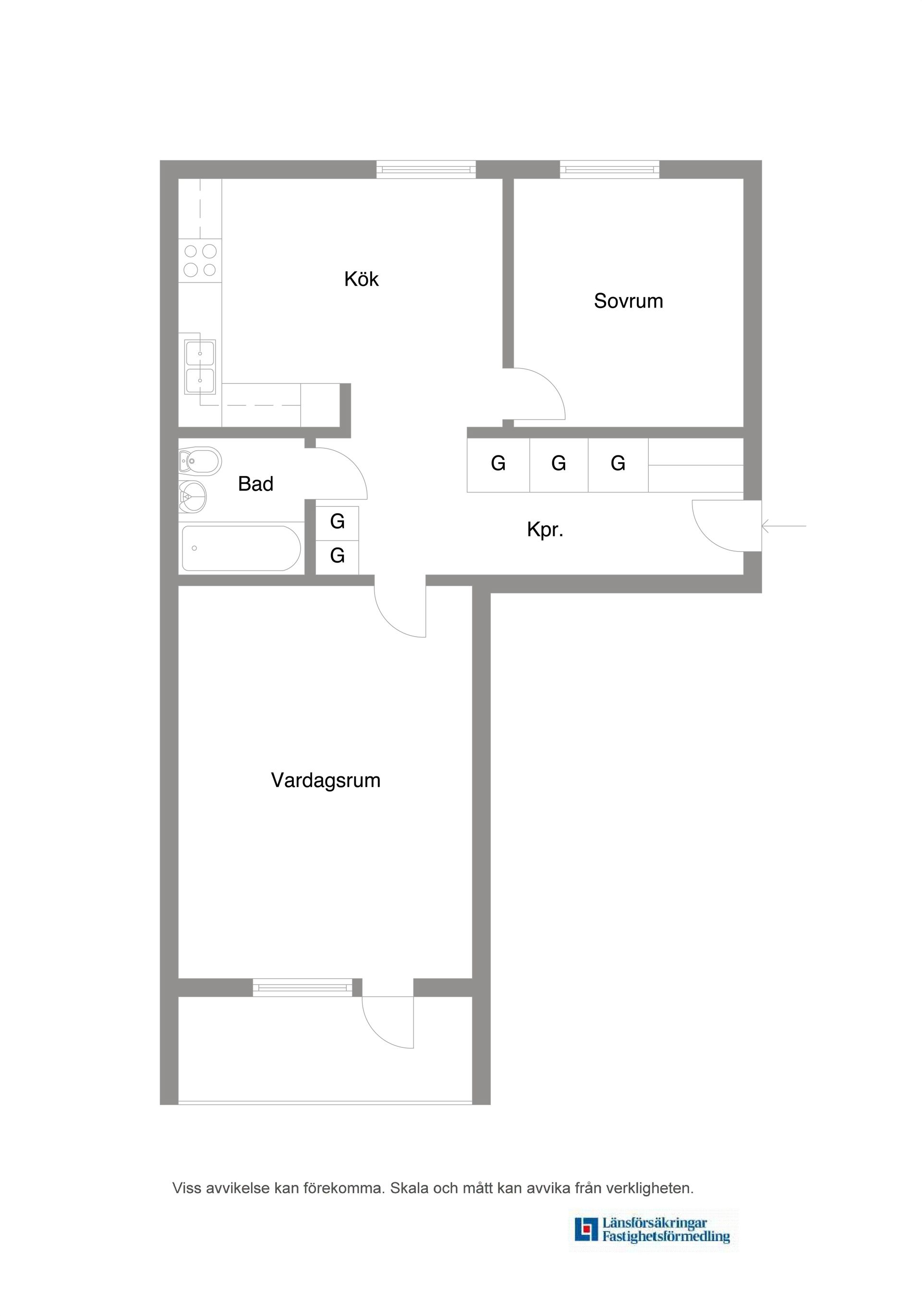 Bostadsrätt, Hagavägen 34D, Johannisdal, Köping