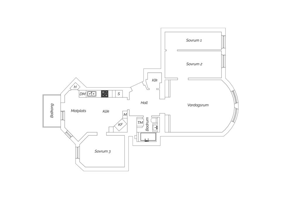 Bostadsrätt, Drottningholmsvägen 11, 5 tr, Kungsholmen, Stockholm