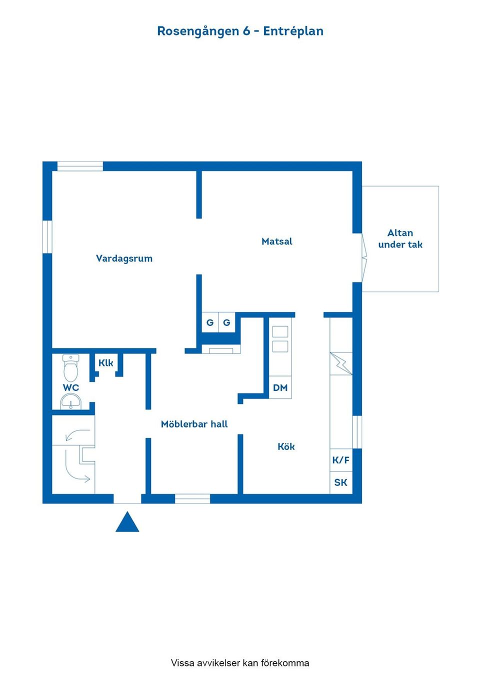 Villa, Rosengången 6, Karlshov, Norrköping