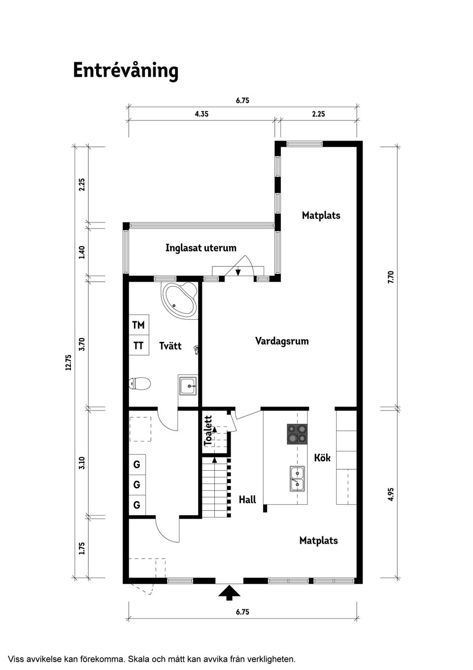 Villa, Radhus, Purpurgatan 23, Näset - Åkered, Göteborg
