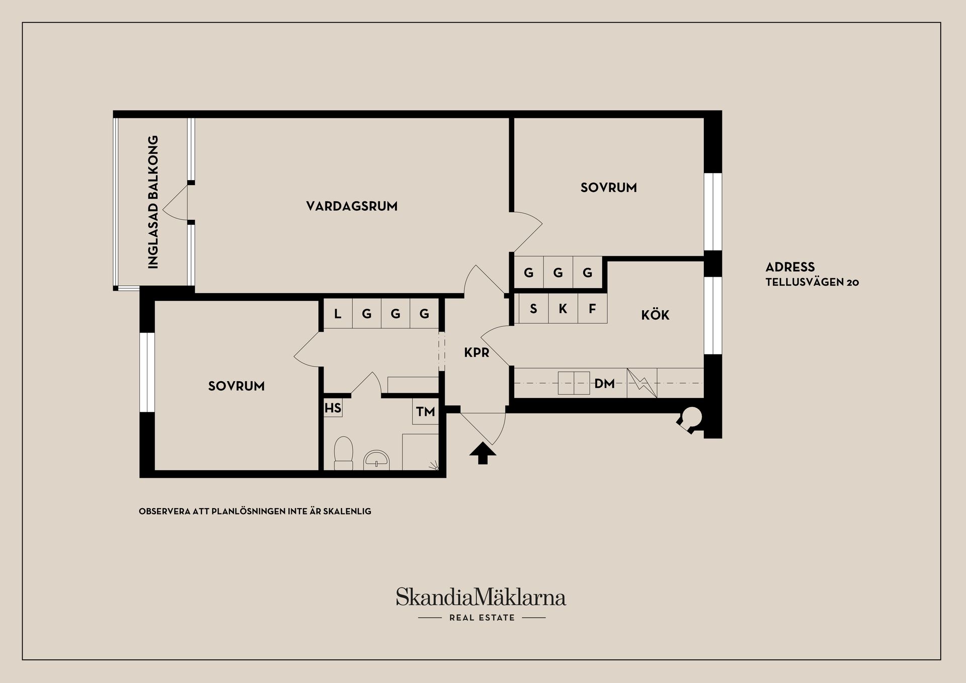 Bostadsrätt, Tellusvägen 20, Stenkulla, Nyköping