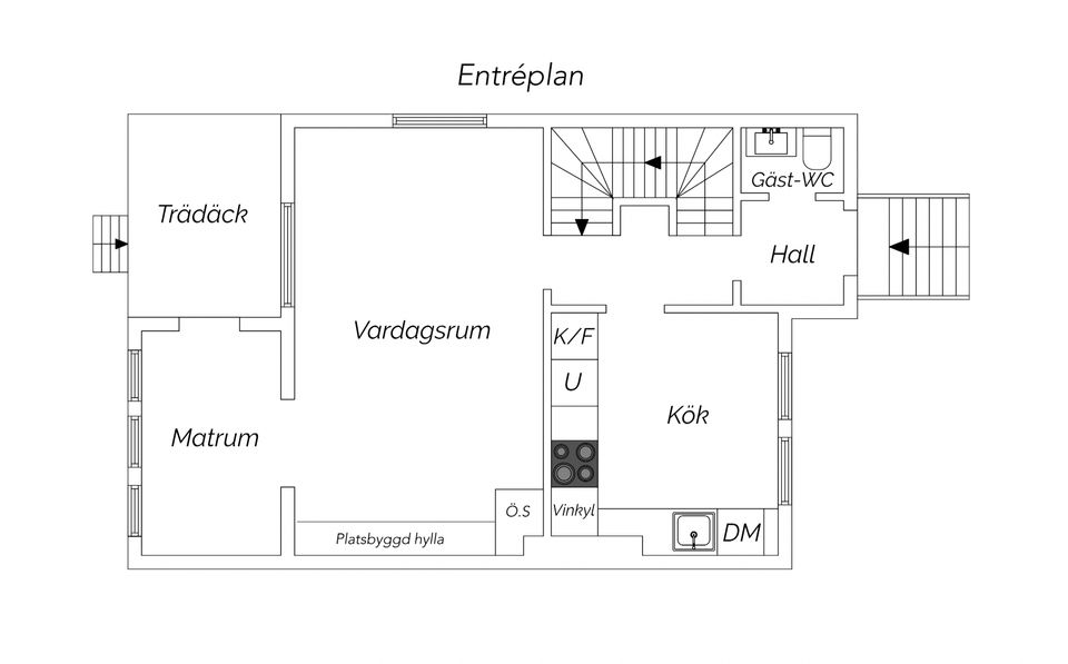Villa, Radhus, Örtoftagatan 54, Djupadal, Malmö