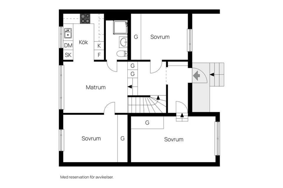 Radhus, Tegelbruksgatan 35, Sidsjö, Sundsvall