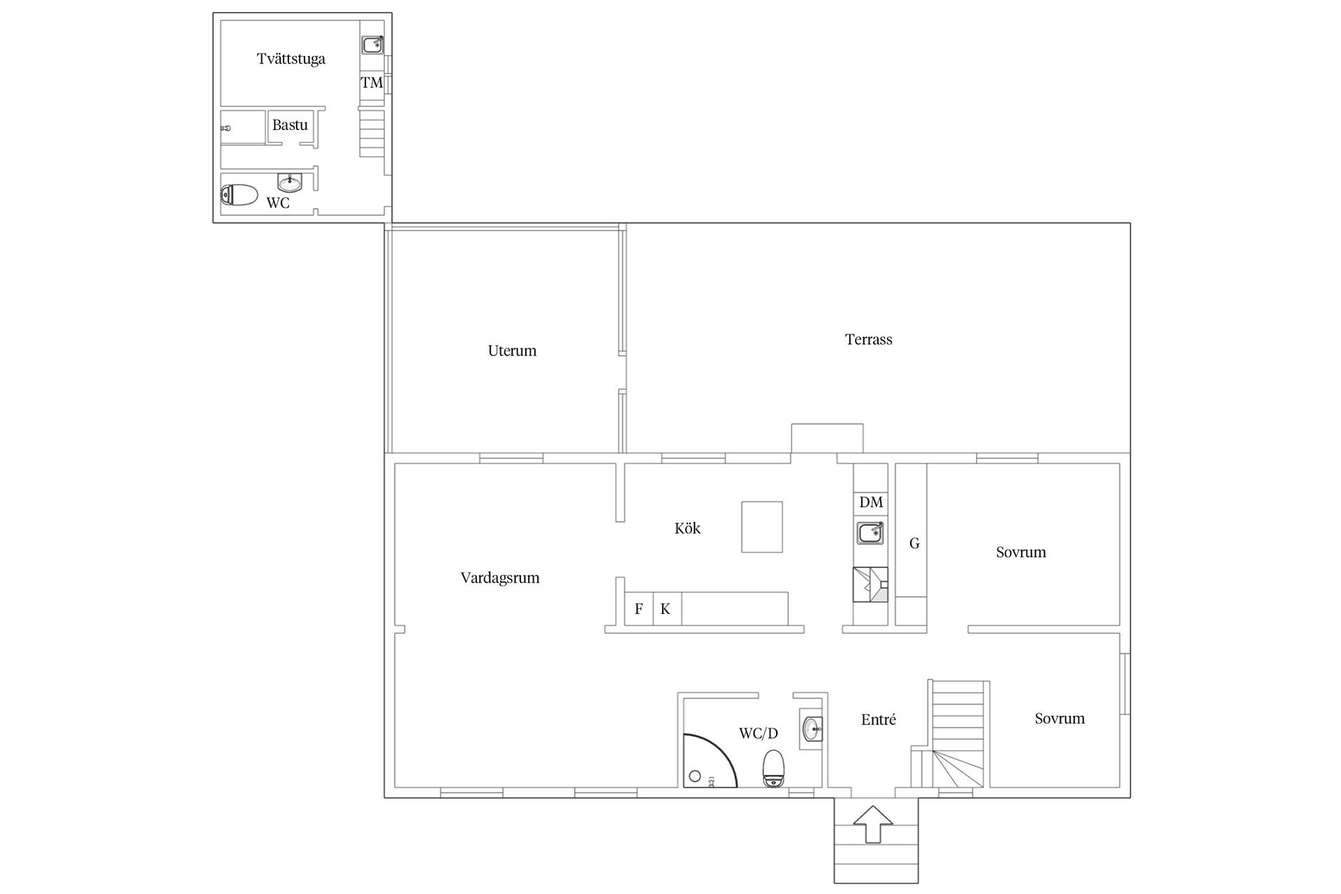 Villa, Sandflyktsvägen 10, Abbekås, Skurup