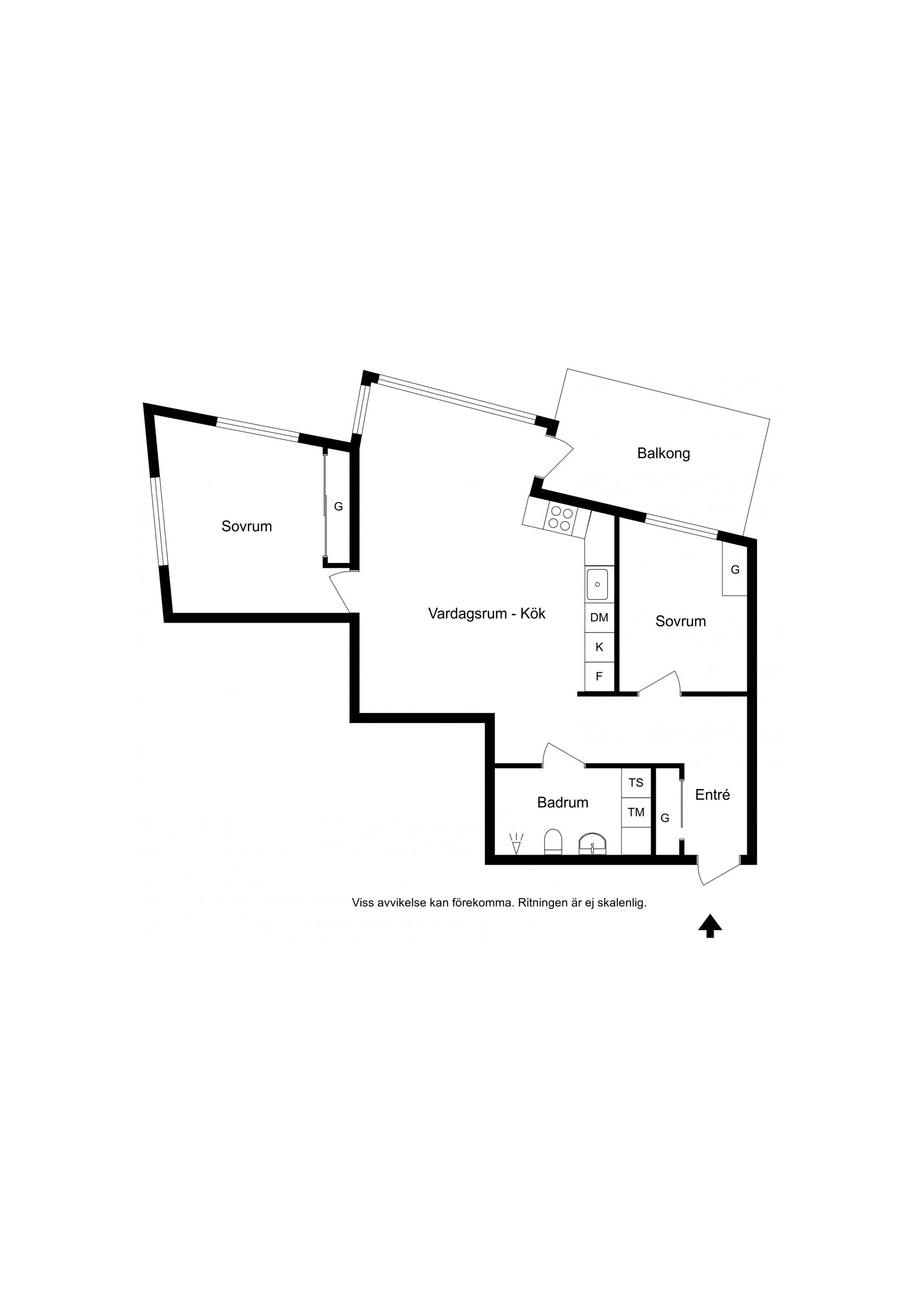 Bostadsrätt, Södra vägen 38, Söder/Hästhaga, Varberg