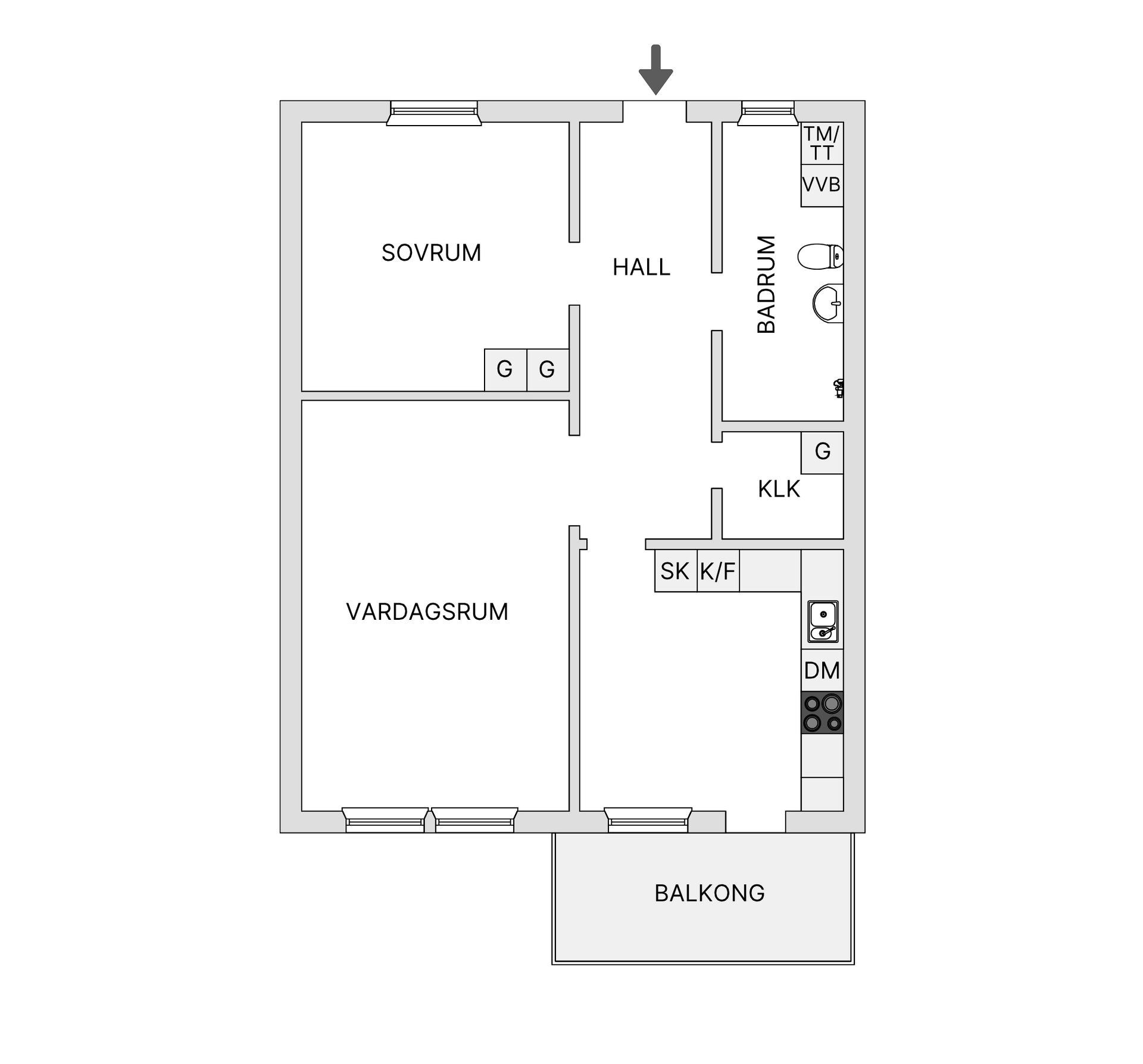 Bostadsrätt, Astrakangränd 35, Viksjö, Järfälla
