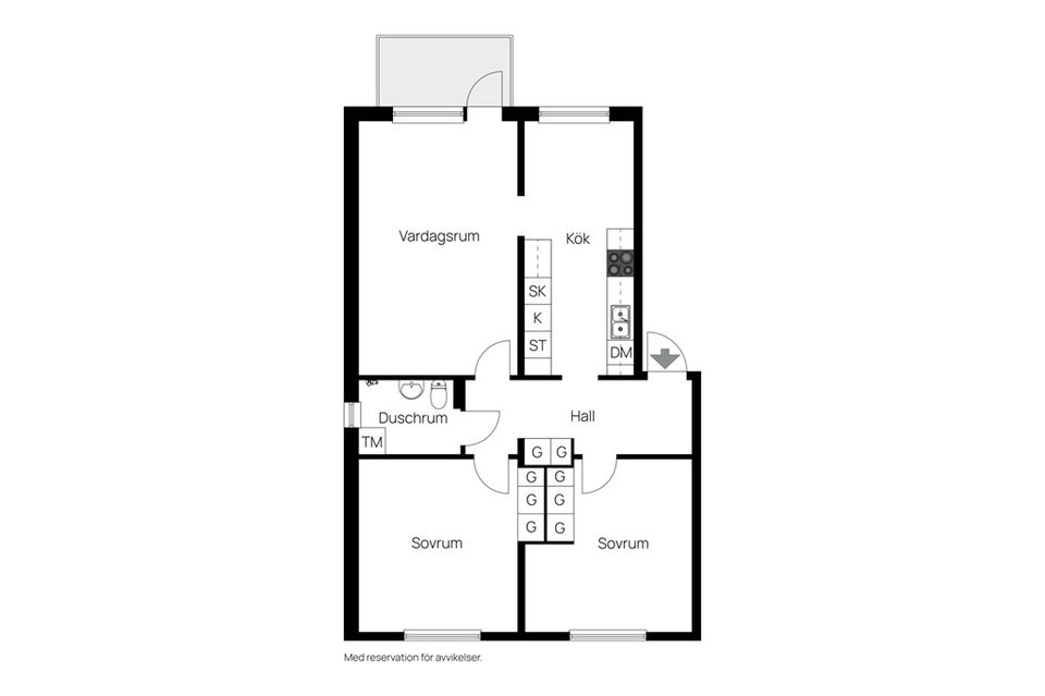 Bostadsrätt, Ådalsvägen 21 A, Bondjöstaden, Härnösand
