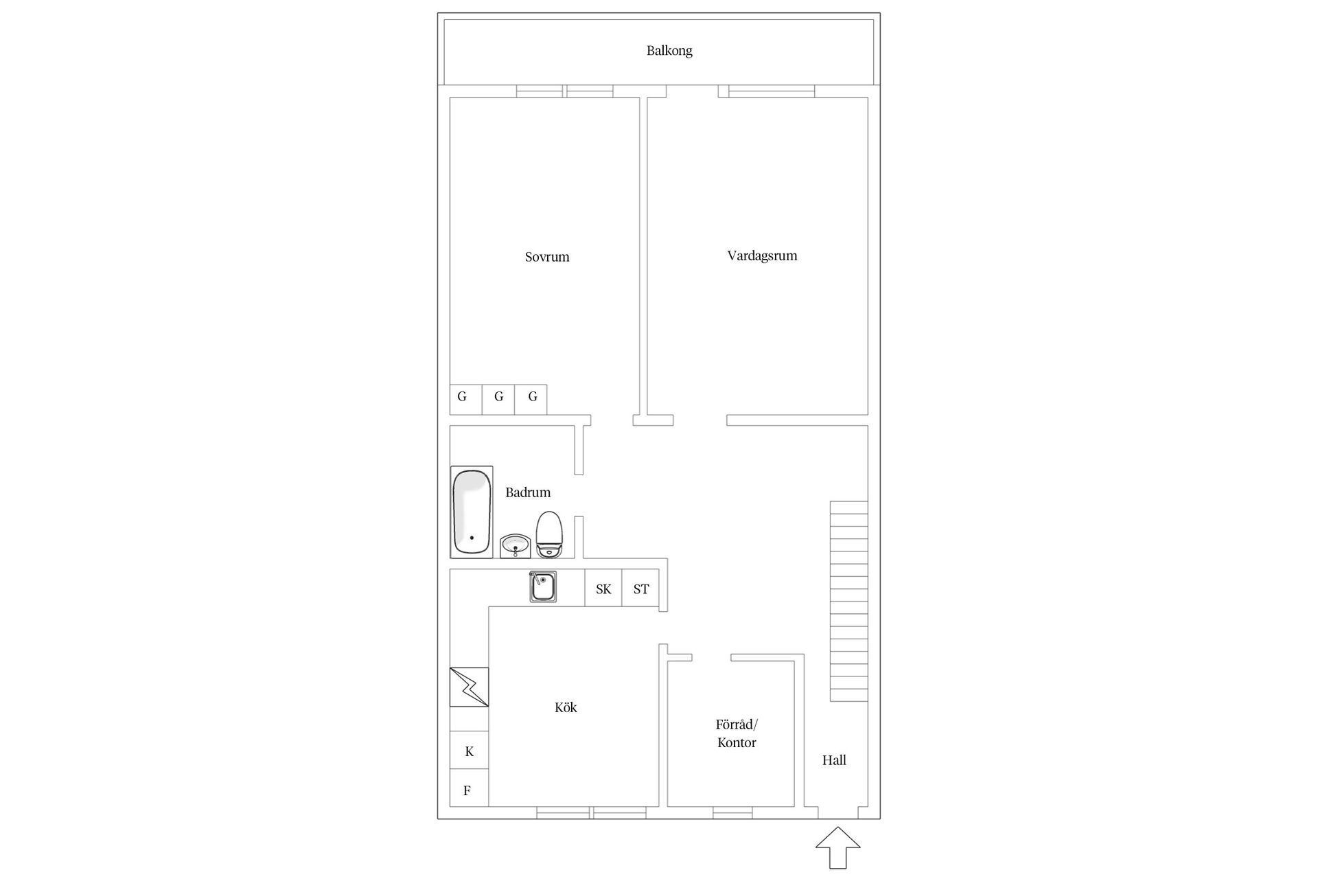 Bostadsrätt, Asarvegatan 12, Hemse, Gotland