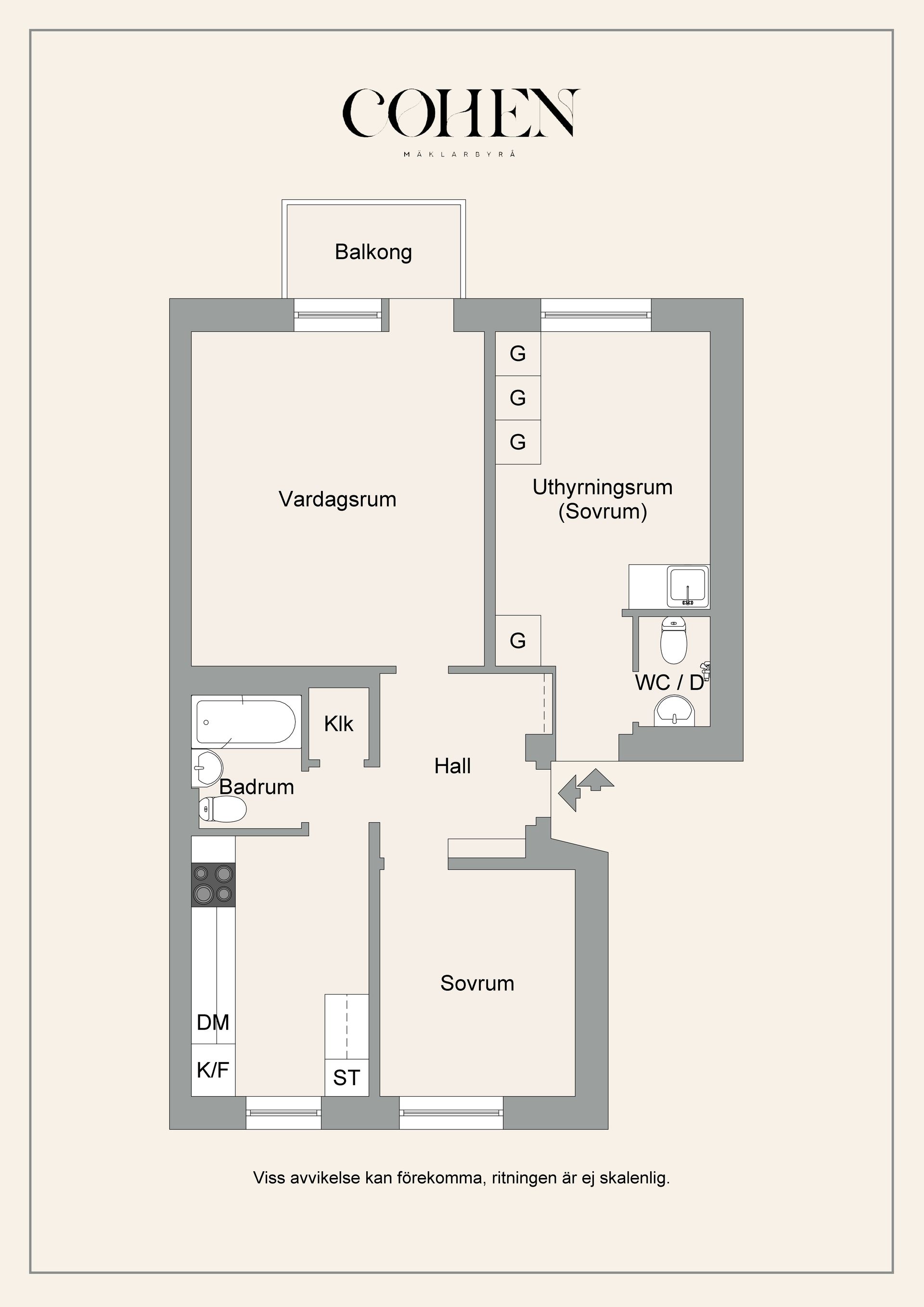 Bostadsrätt, Egilsgatan 17A, Svartbäcken, Uppsala