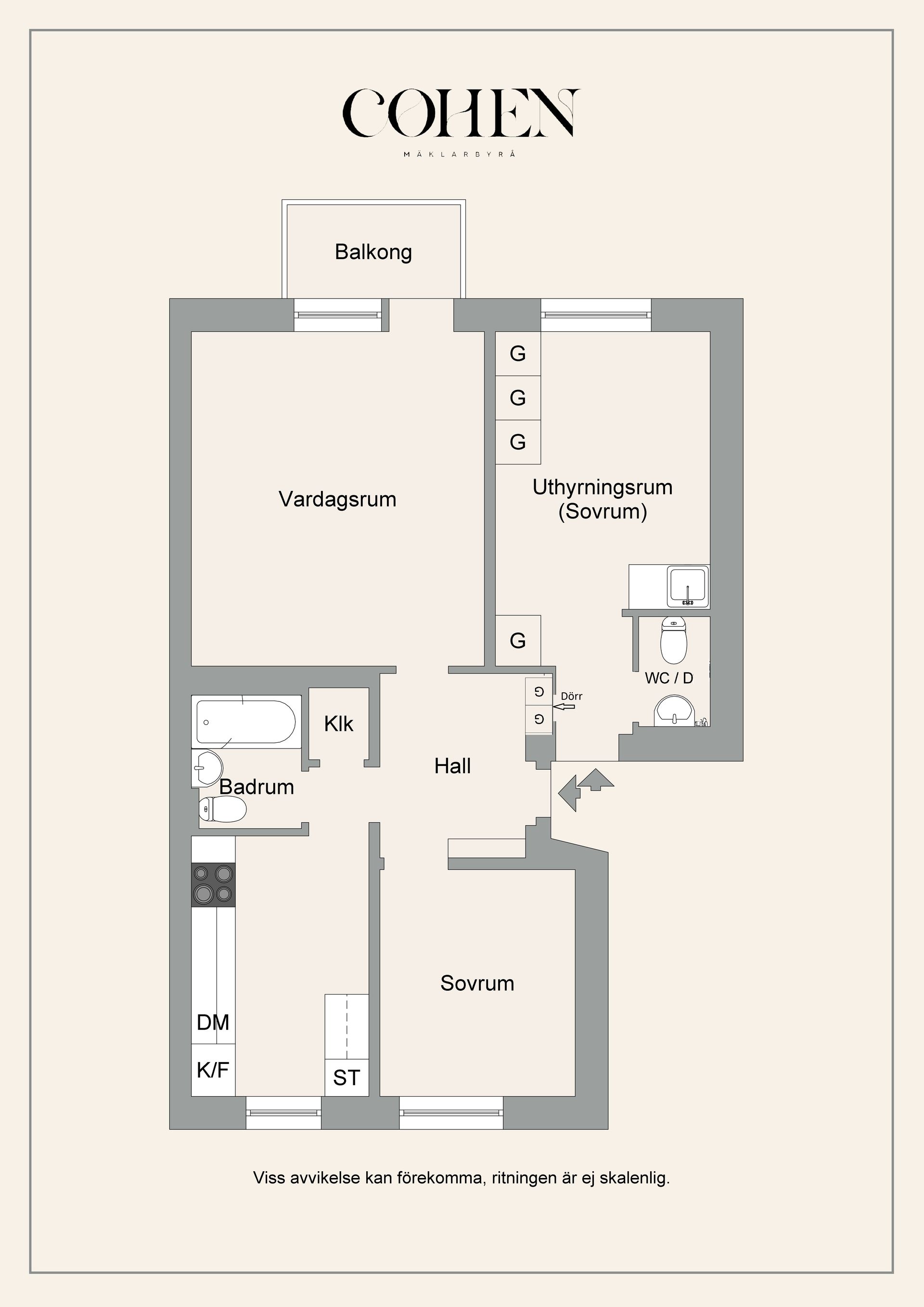 Bostadsrätt, Egilsgatan 17A, Svartbäcken, Uppsala