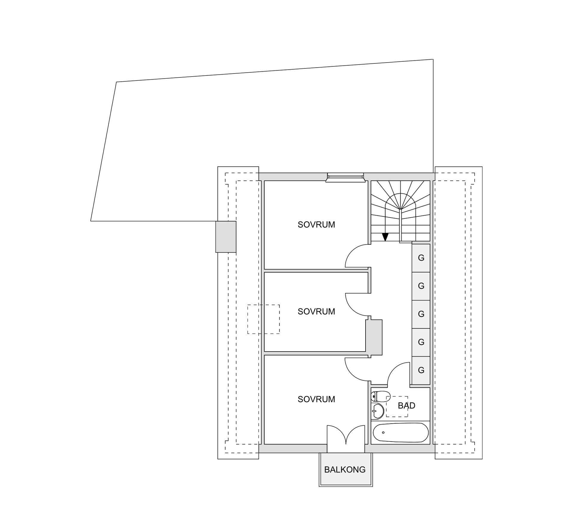 Villa, Klockarevägen 28, Mossle, Värnamo