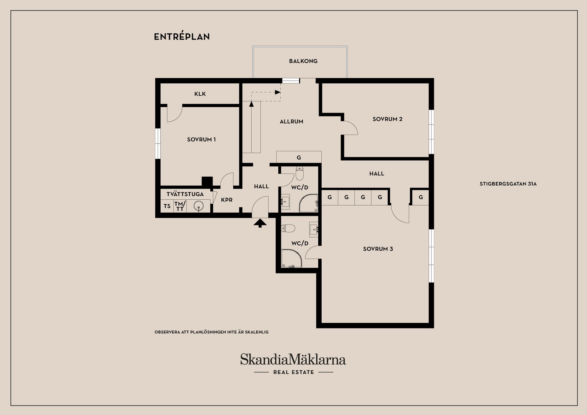 Bostadsrätt, Stigbergsgatan 31A, Ramshäll, Linköping