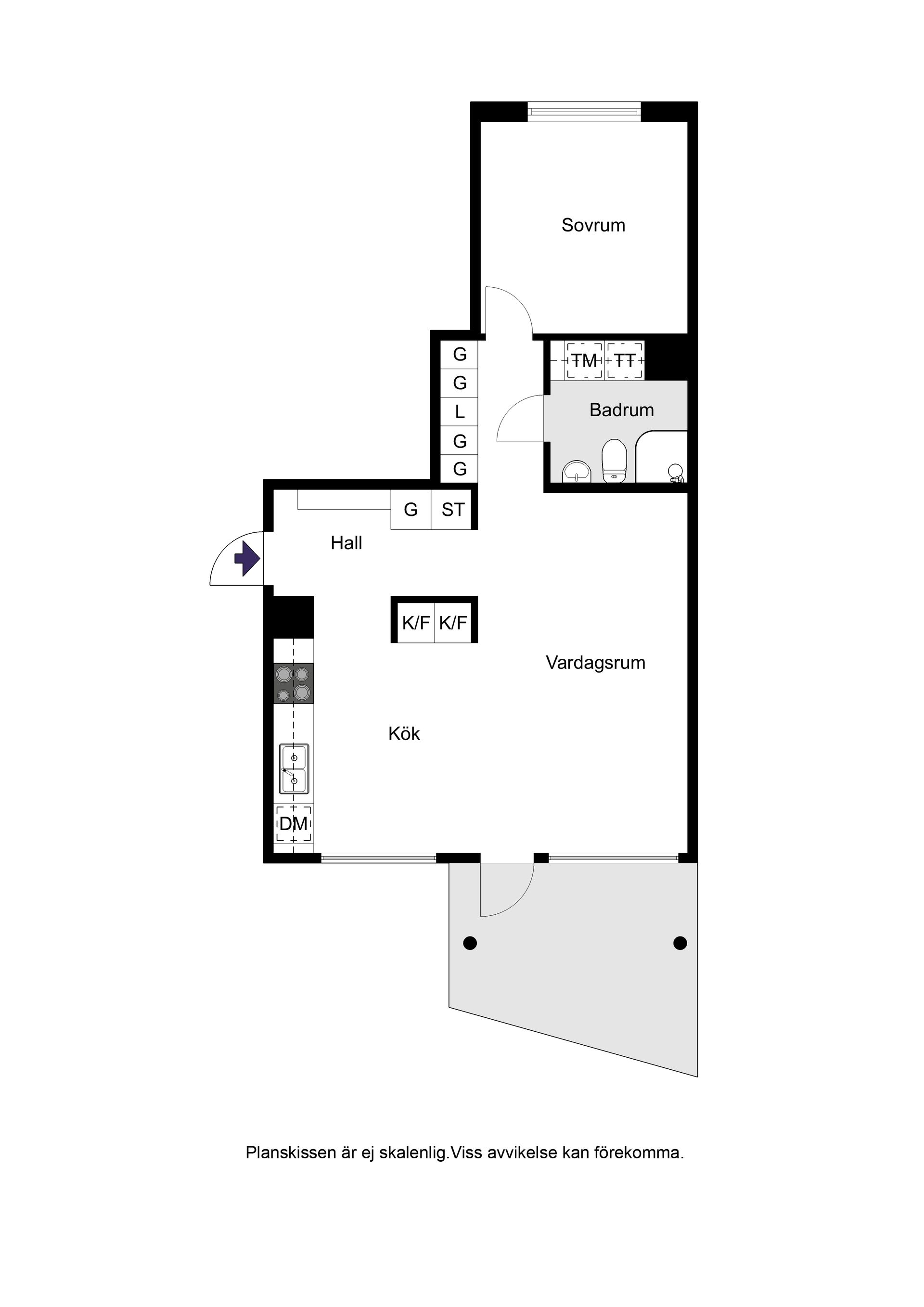 Bostadsrätt, Klara Johansons gata 7, Nissastrand, Halmstad