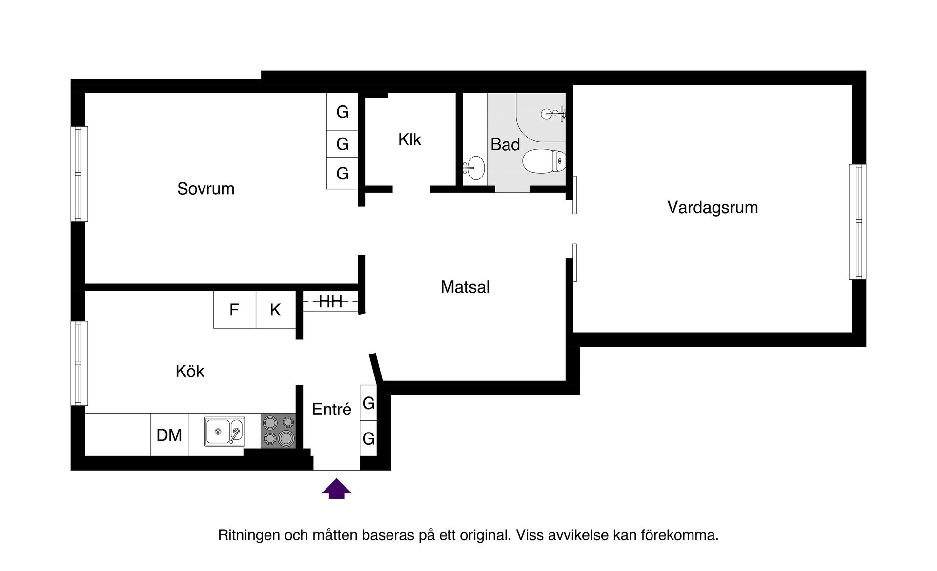 Bostadsrätt, Väderkvarnsgatan 44A, Fålhagen, Uppsala