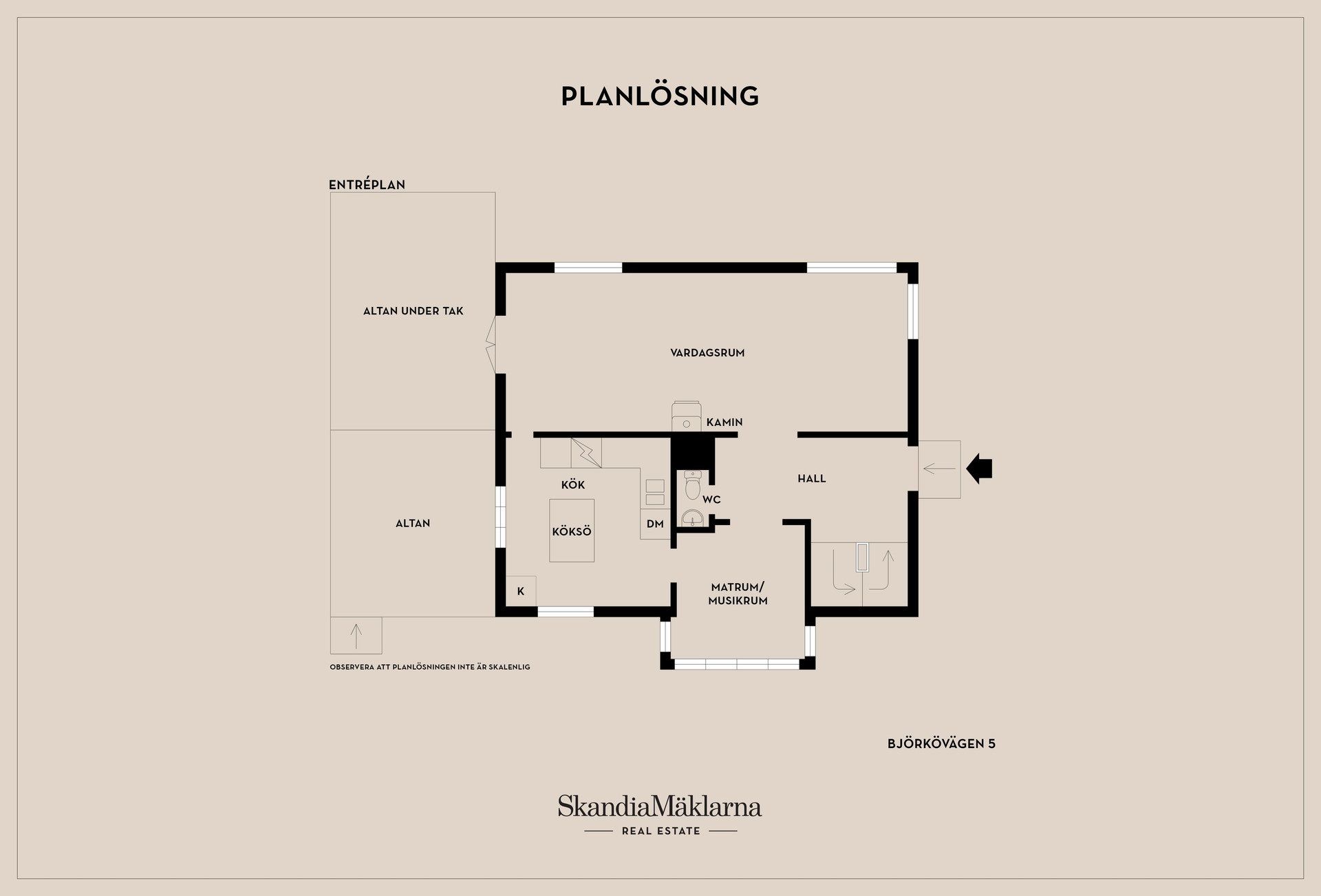 Villa, Björkövägen 5, Flacksta/Ekeby, Eskilstuna