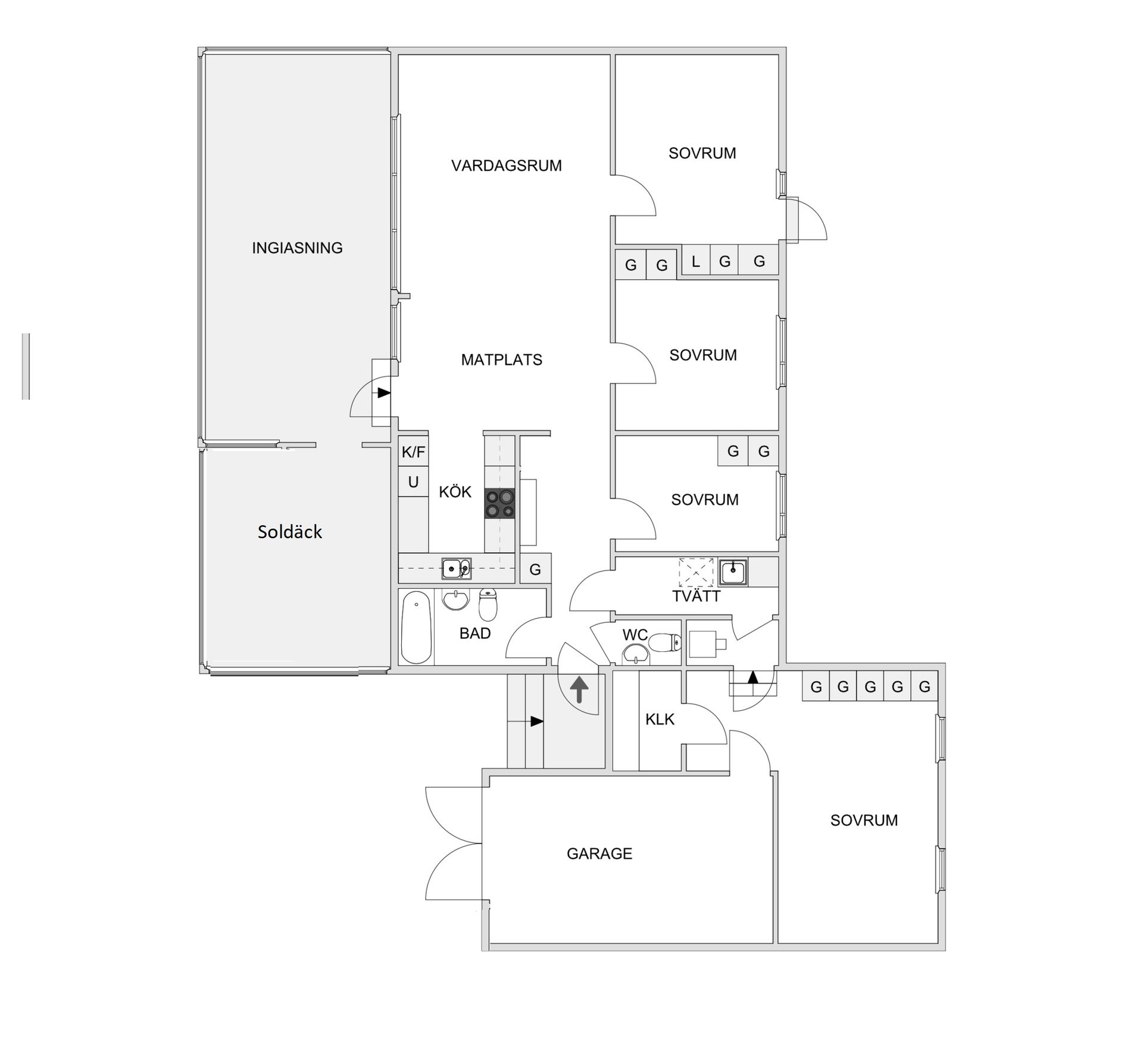 Villa, Larsvägen 33, Ersmark, Skellefteå