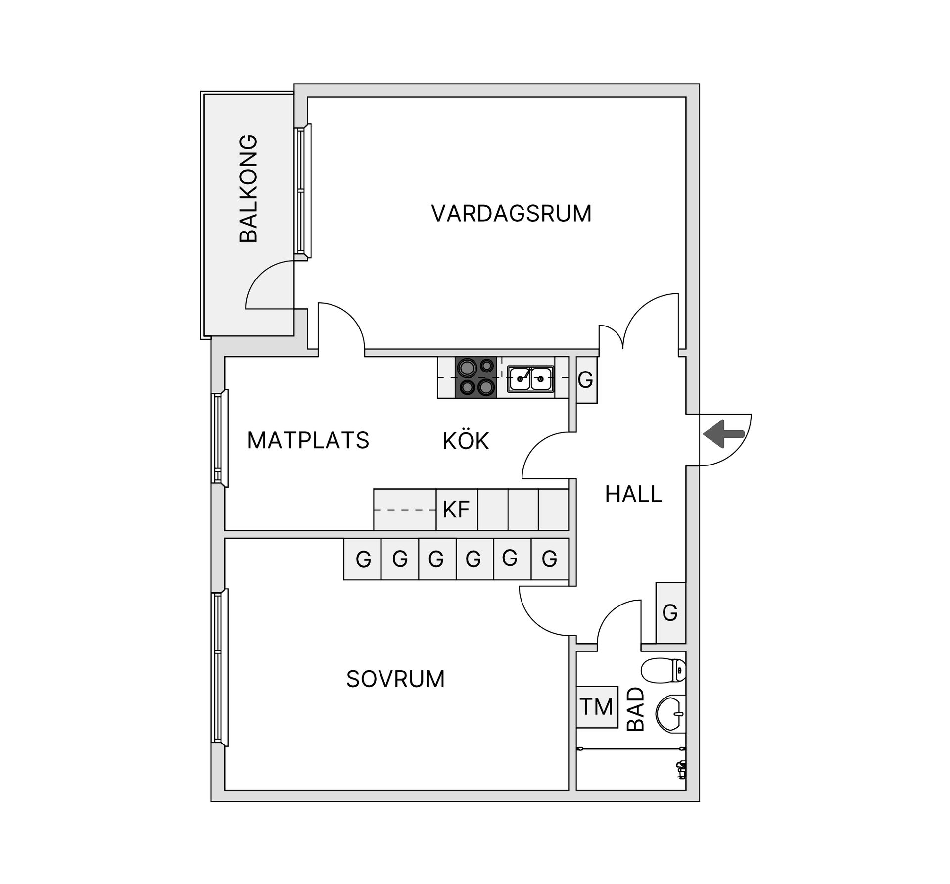 Bostadsrätt, Januarivägen 12, Ljustadalen, Sundsvall
