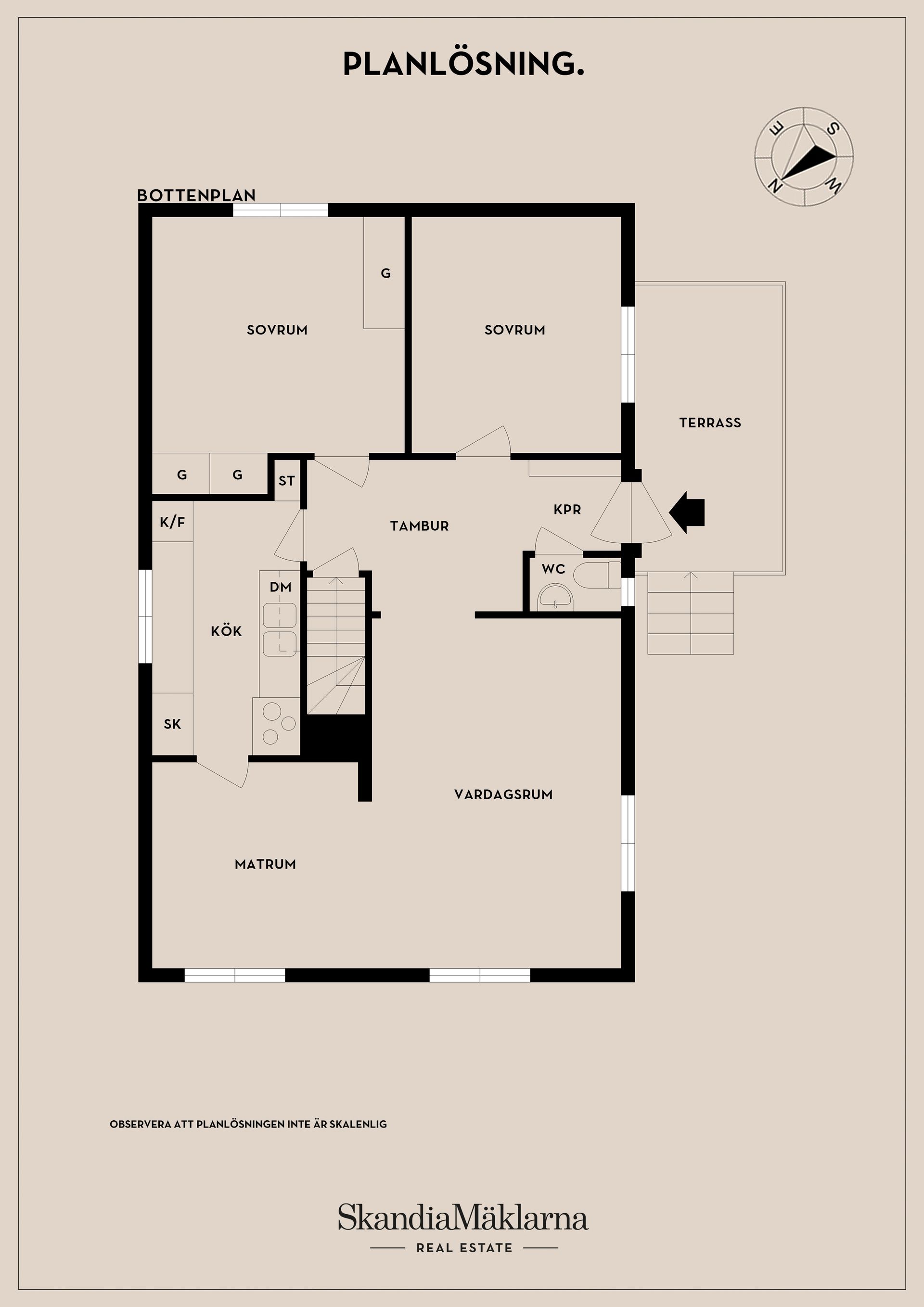 Villa, Rökslingan 7, Länna, Huddinge