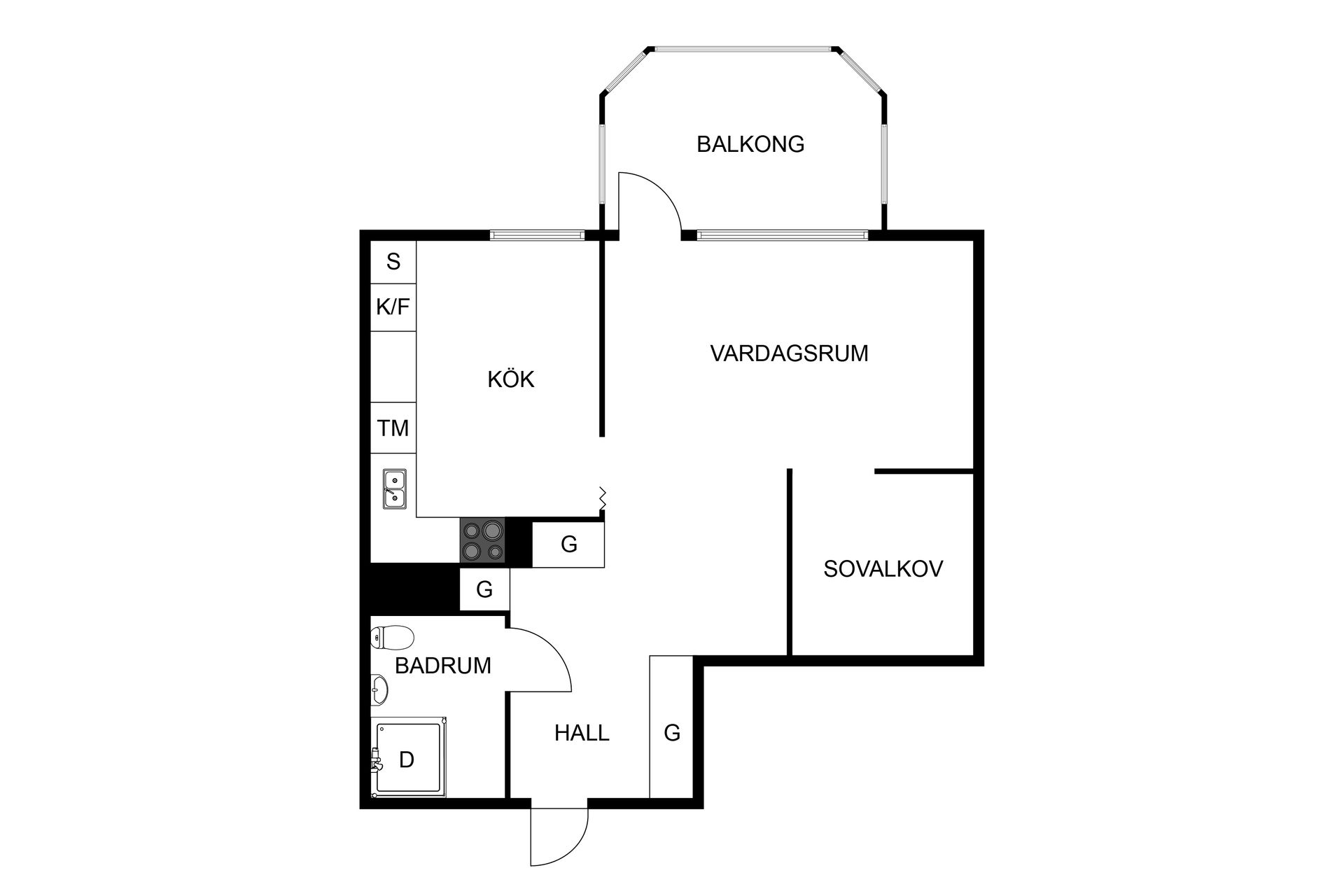 Bostadsrätt, Kullåsgatan 3A, Lilla Edet Centrum, Lilla Edet