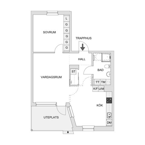 Bostadsrätt, Fritiof Anderssons gata 7, Eriksberg, Göteborg